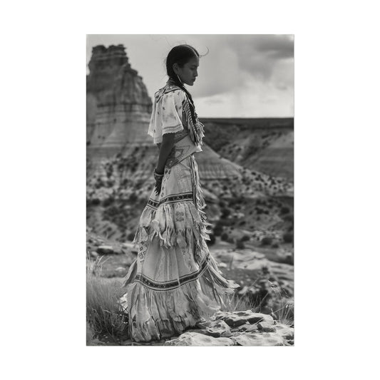 Whispers Of The Canyon – Western Textured Watercolor Matte Posters