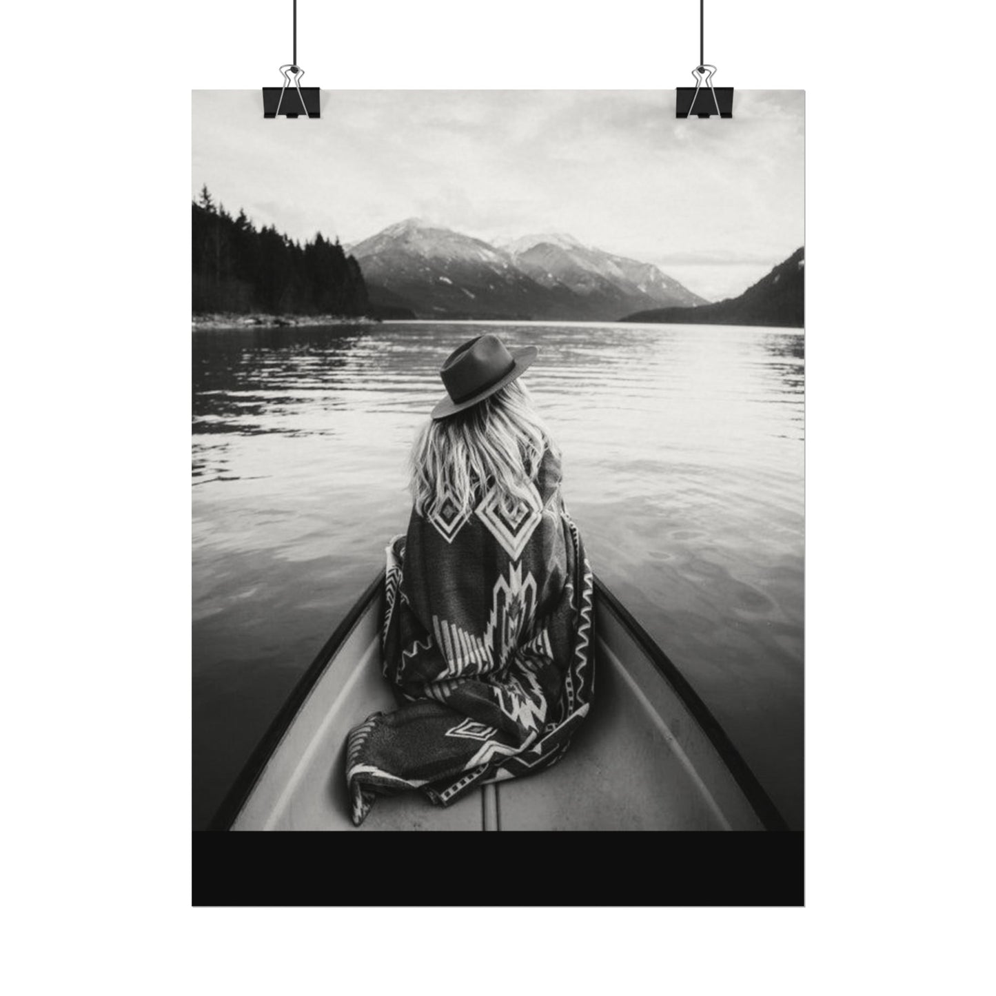 He Leads Me Beside Still Waters – Western Textured Watercolor Matte Posters