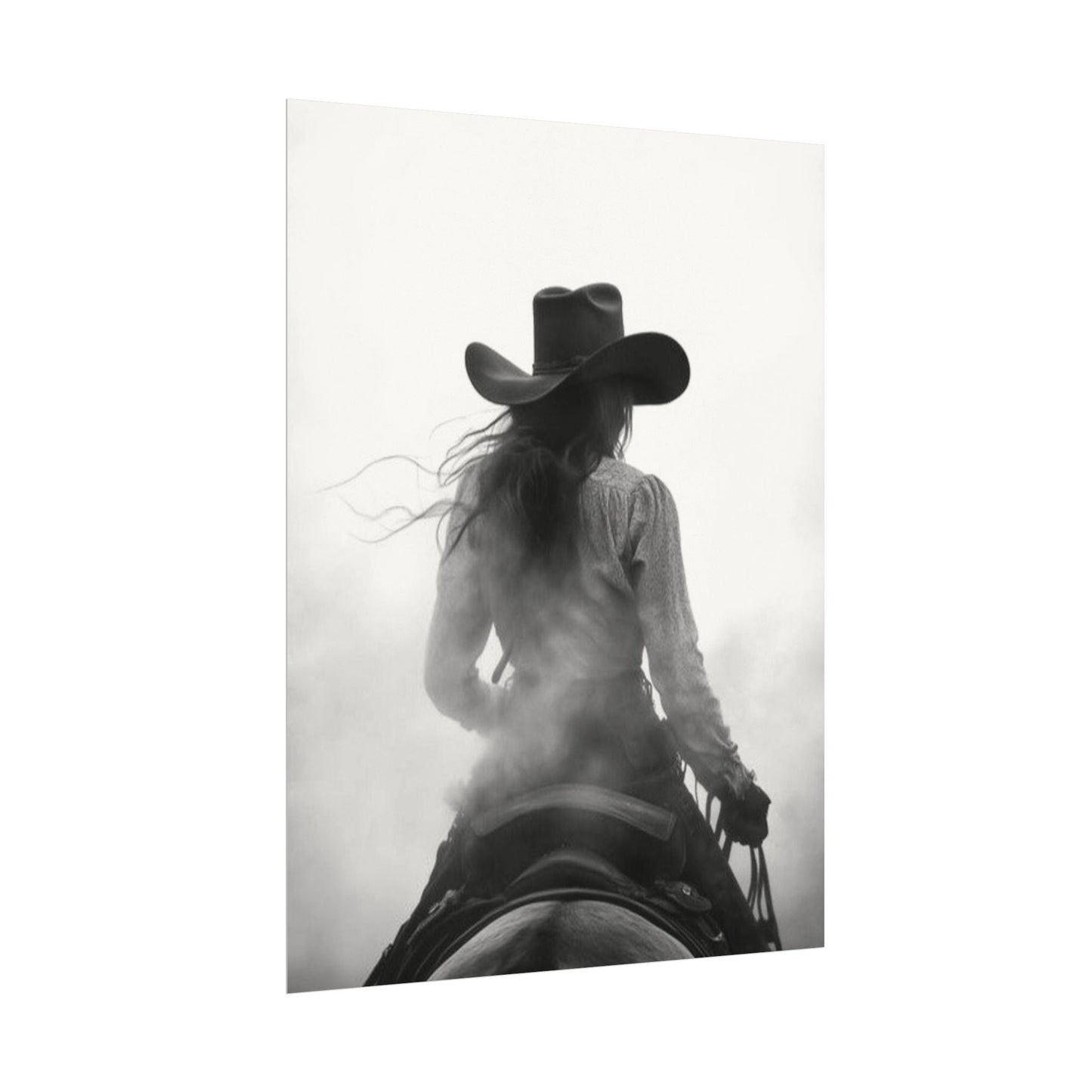 Whispers In The Dust– Western Textured Watercolor Matte Posters