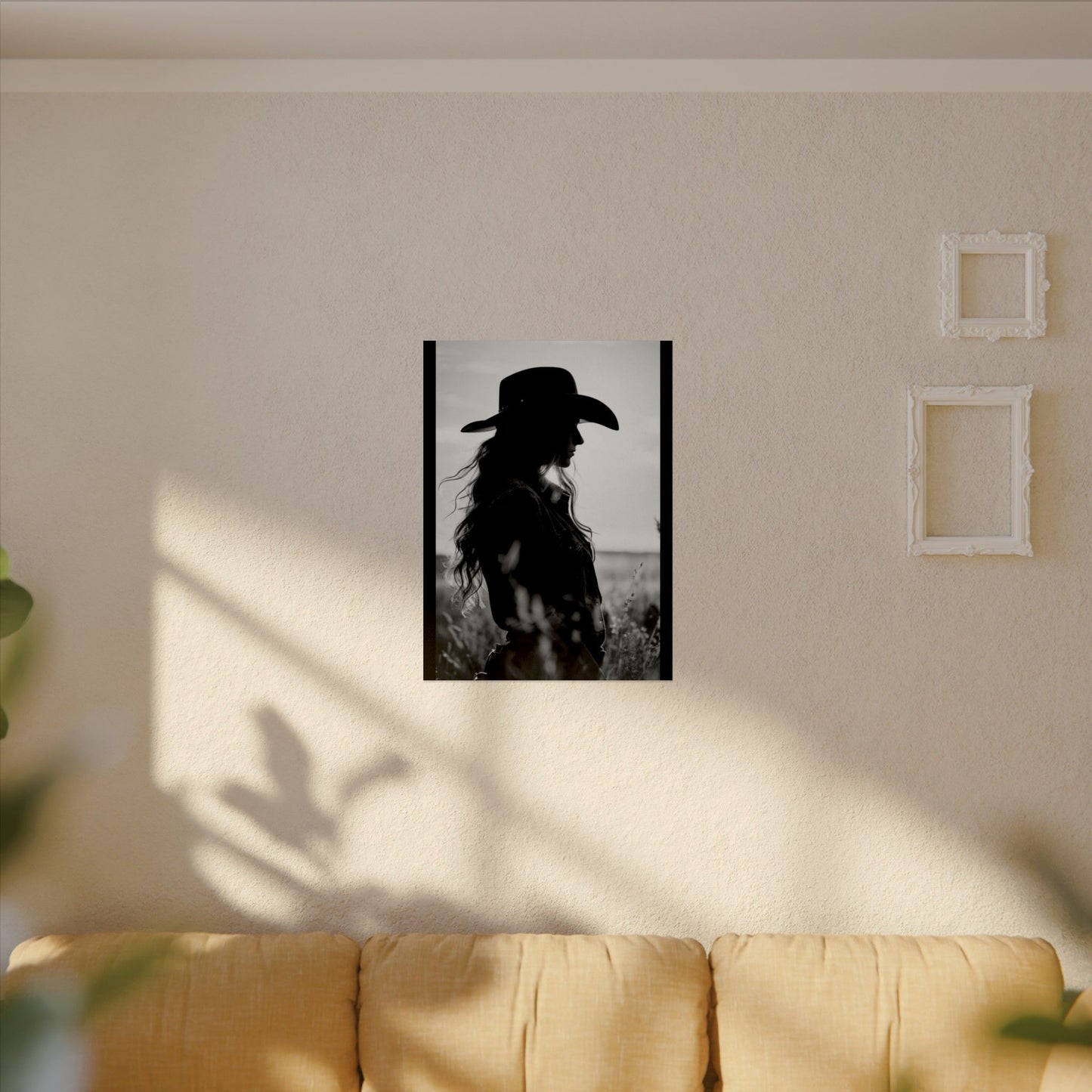 Grace Againest The Grain – Western Textured Watercolor Matte Posters