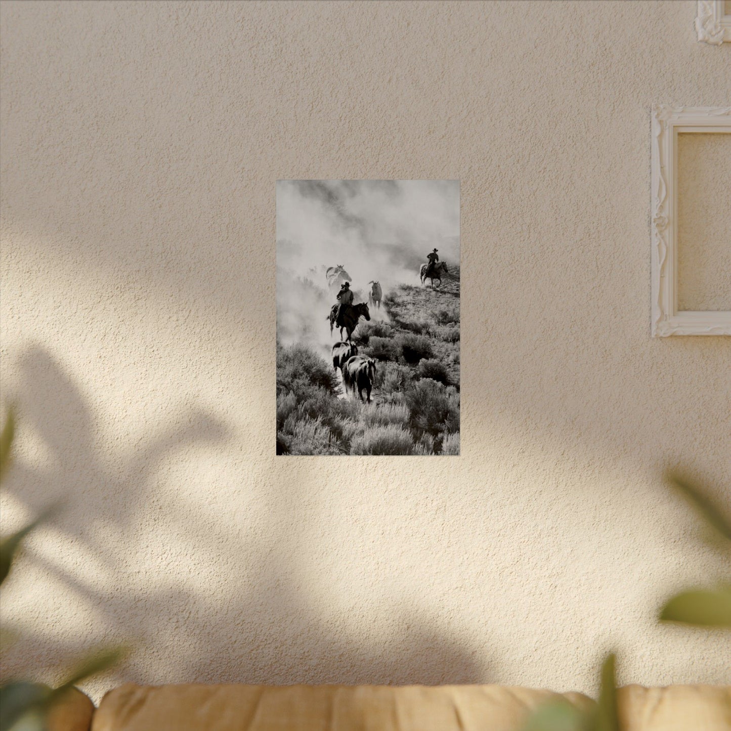 The Dusty Range – Western Textured Watercolor Matte Posters