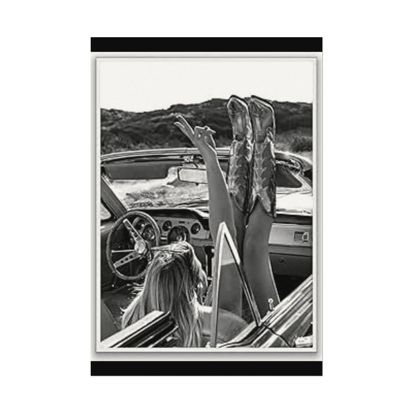 Wild At Heart – Western Textured Watercolor Matte Posters