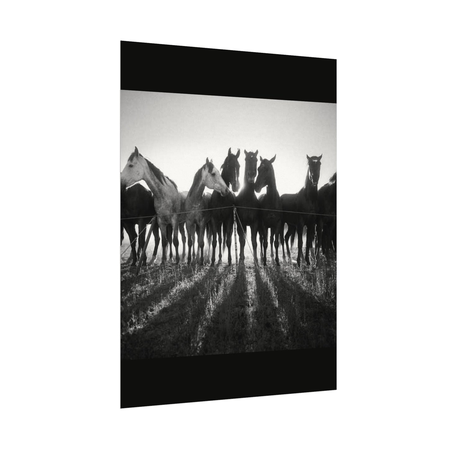 When Dawn Breaks – Western Textured Watercolor Matte Posters