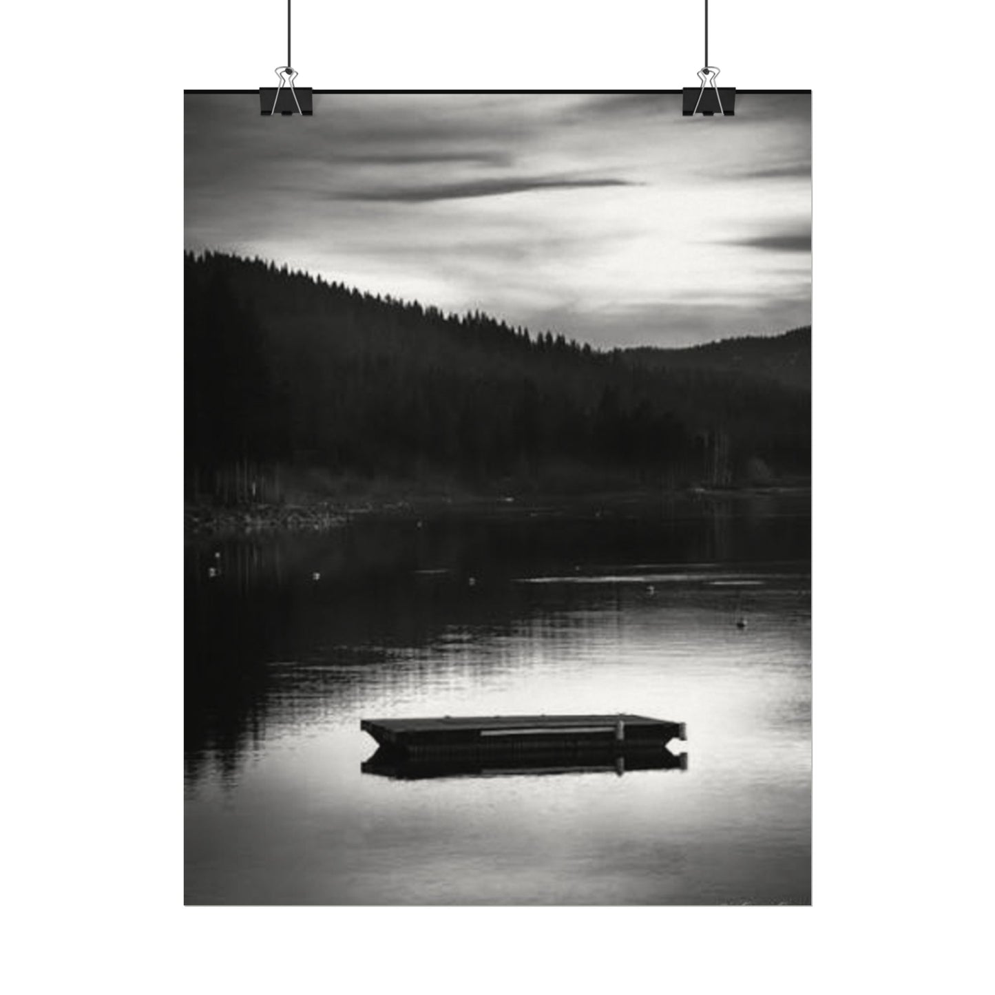 He Leads Me Beside Still Waters – Western Textured Watercolor Matte Posters