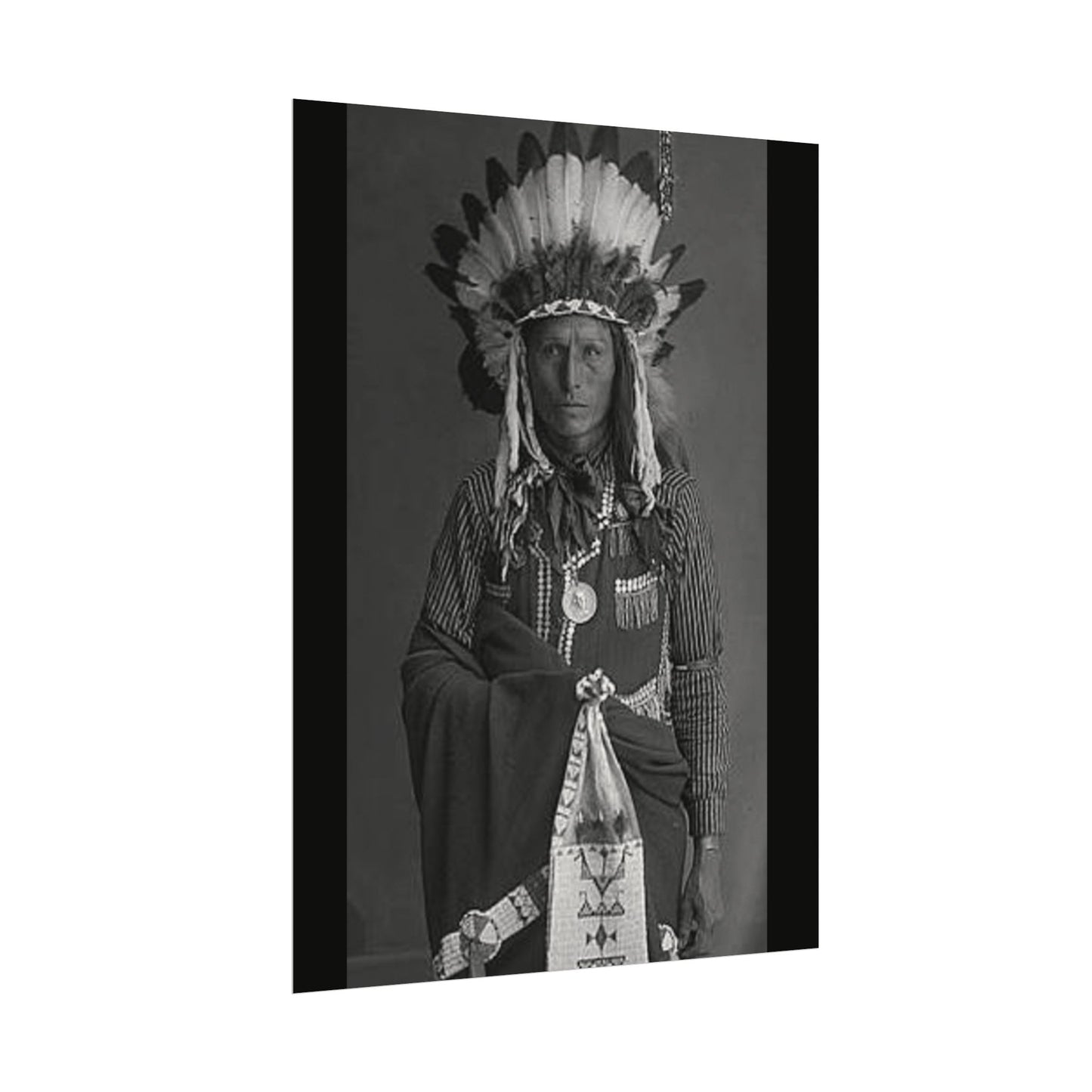 Still As The Wind Remembers – Western Textured Watercolor Matte Posters