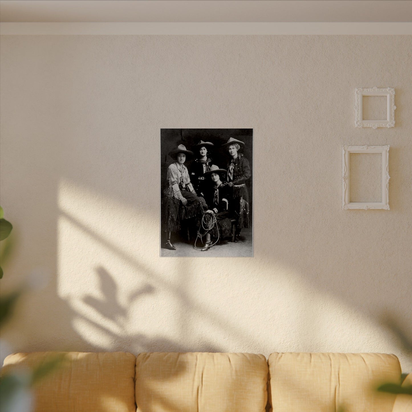 Daughters Of The Frontier – Western Textured Watercolor Matte Posters