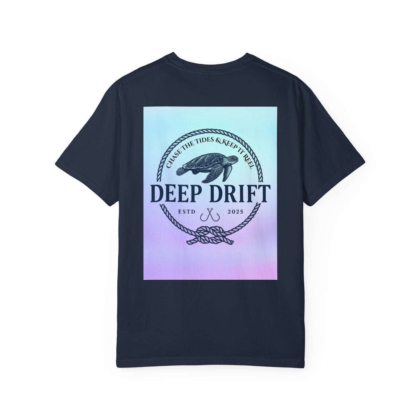 Turtle Ocean Tee, Deep Drift