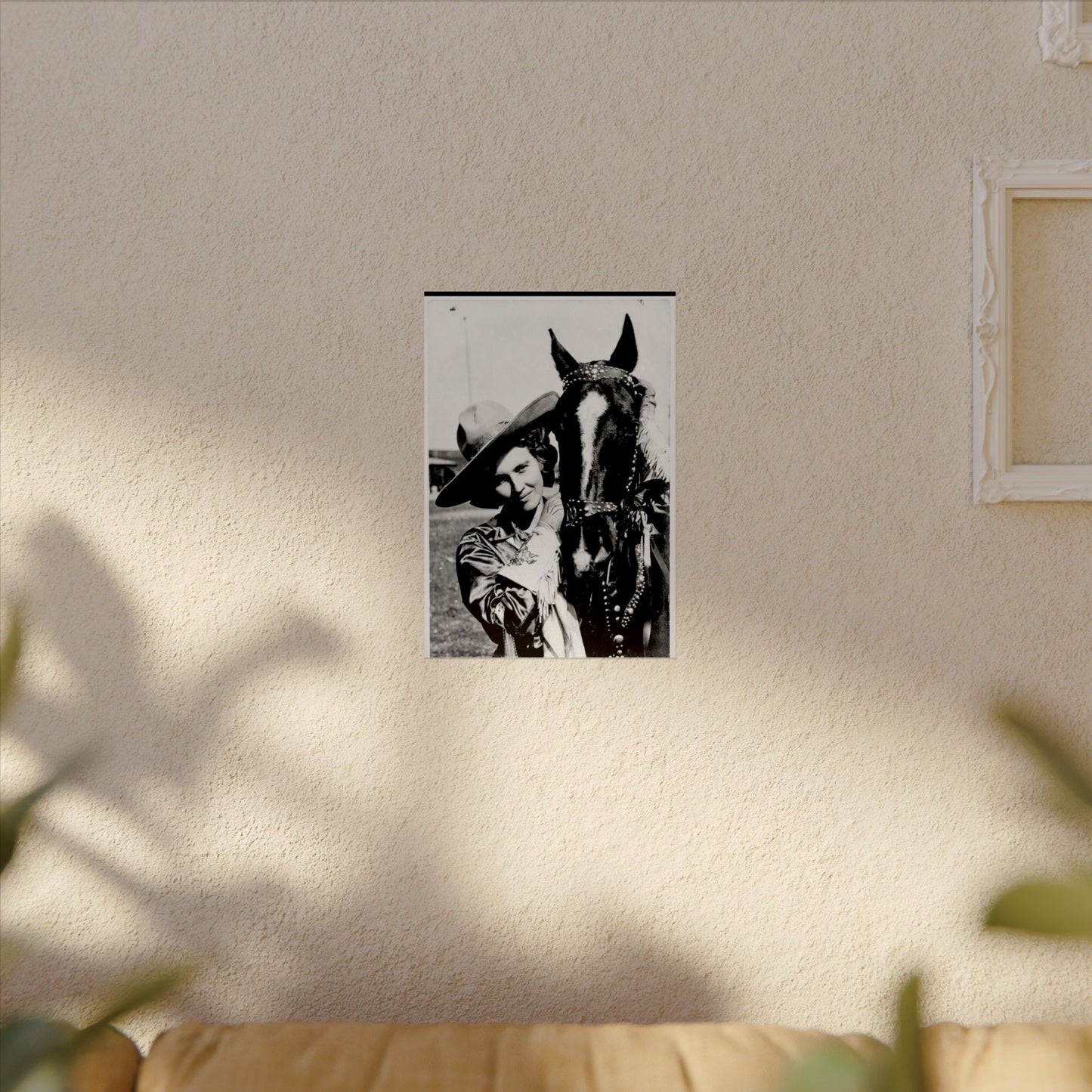 Steadfast Devotion – Western Textured Watercolor Matte Posters