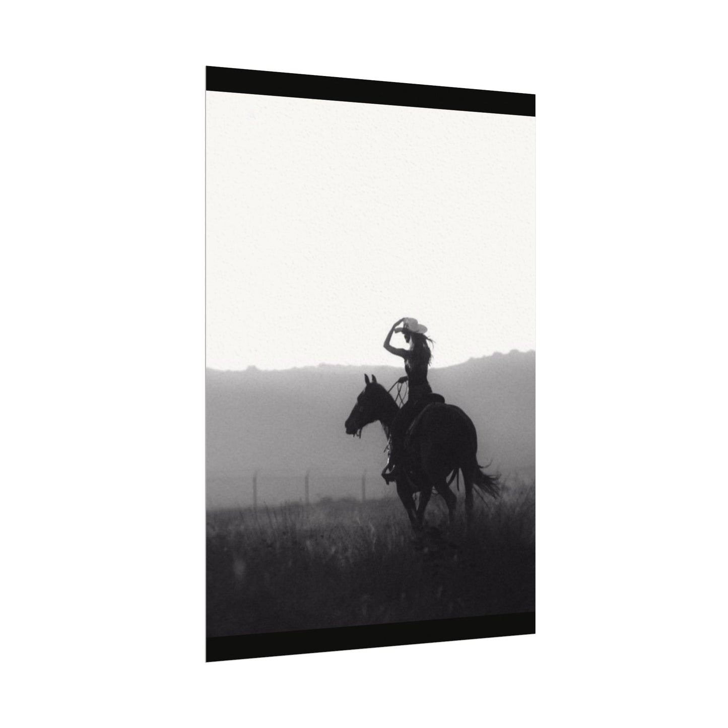 Timeless Beauty – Western Textured Watercolor Matte Posters