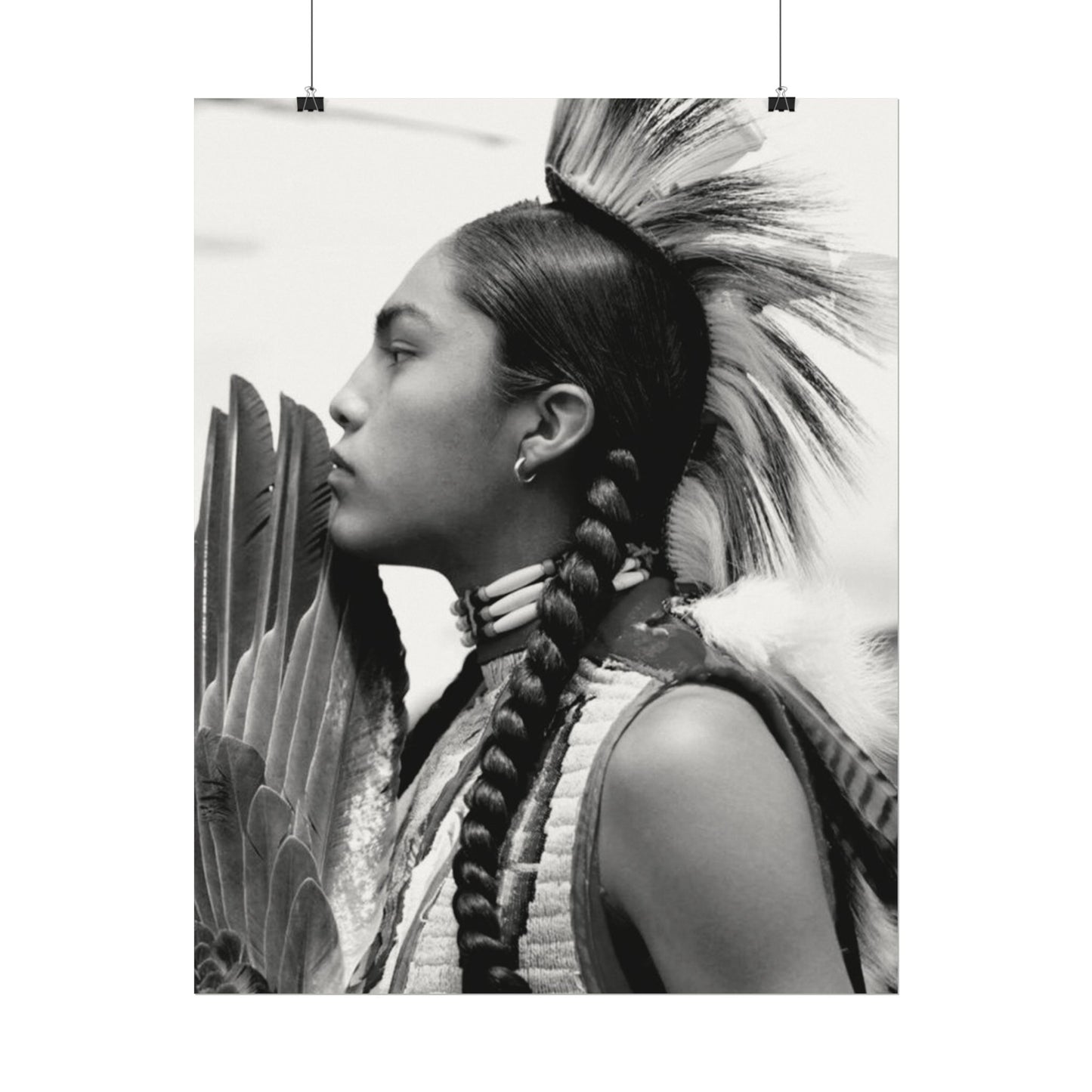 Soar High On Wings Like Eagles – Western Textured Watercolor Matte Posters