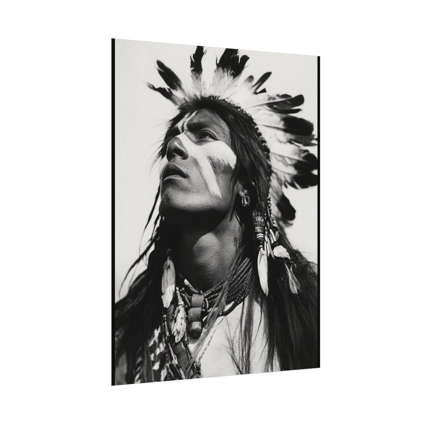 He Who Remembers – Western Textured Watercolor Matte Posters