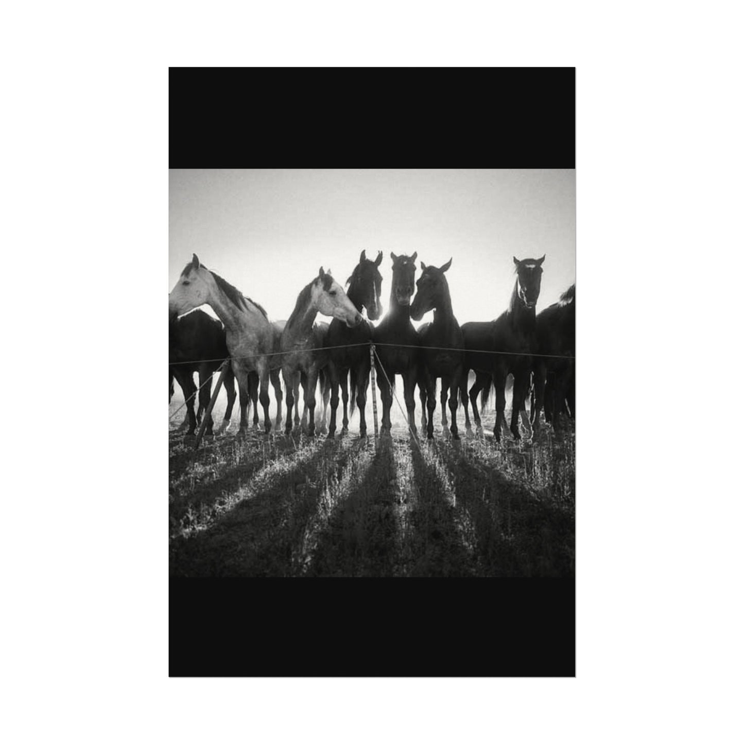 When Dawn Breaks – Western Textured Watercolor Matte Posters