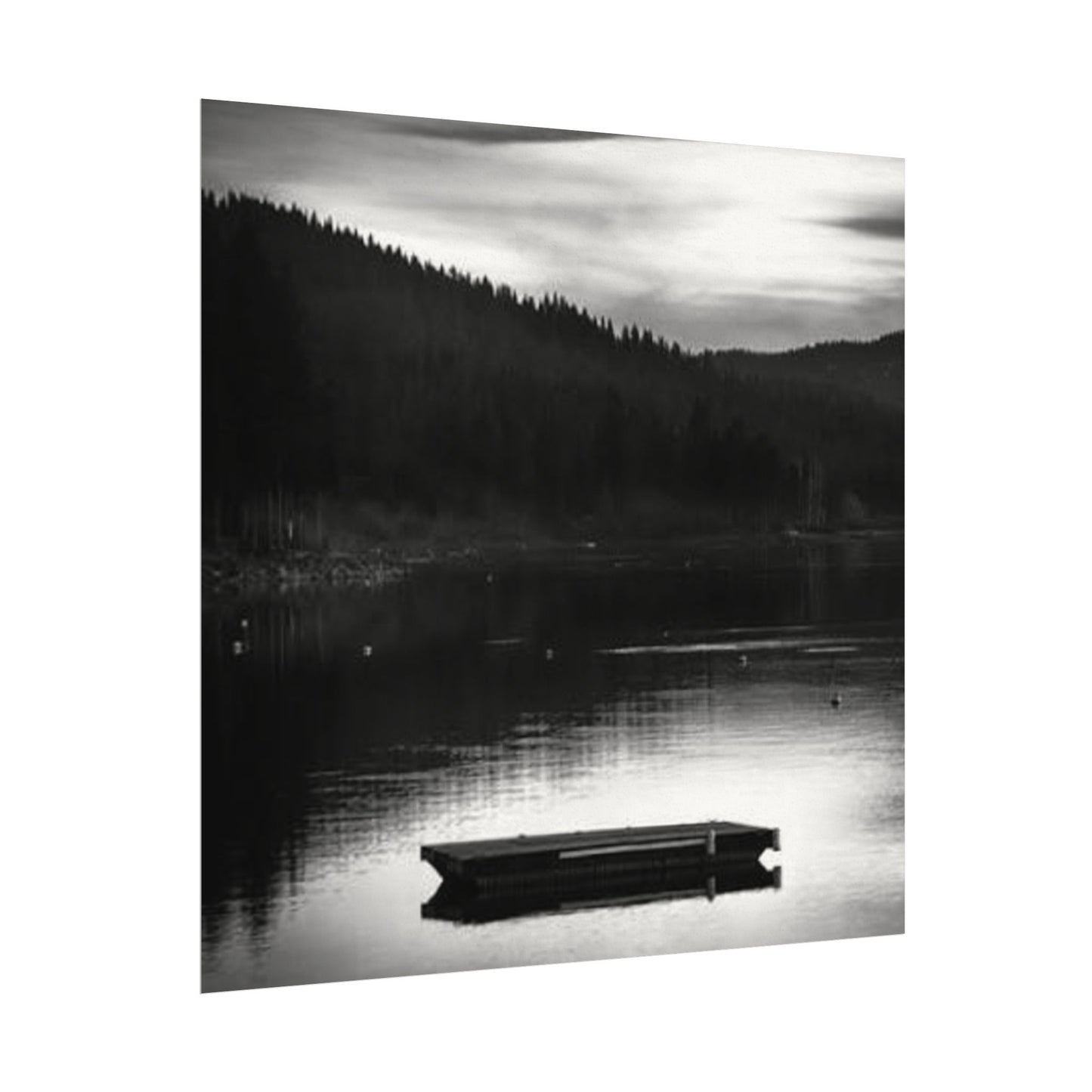 He Leads Me Beside Still Waters – Western Textured Watercolor Matte Posters