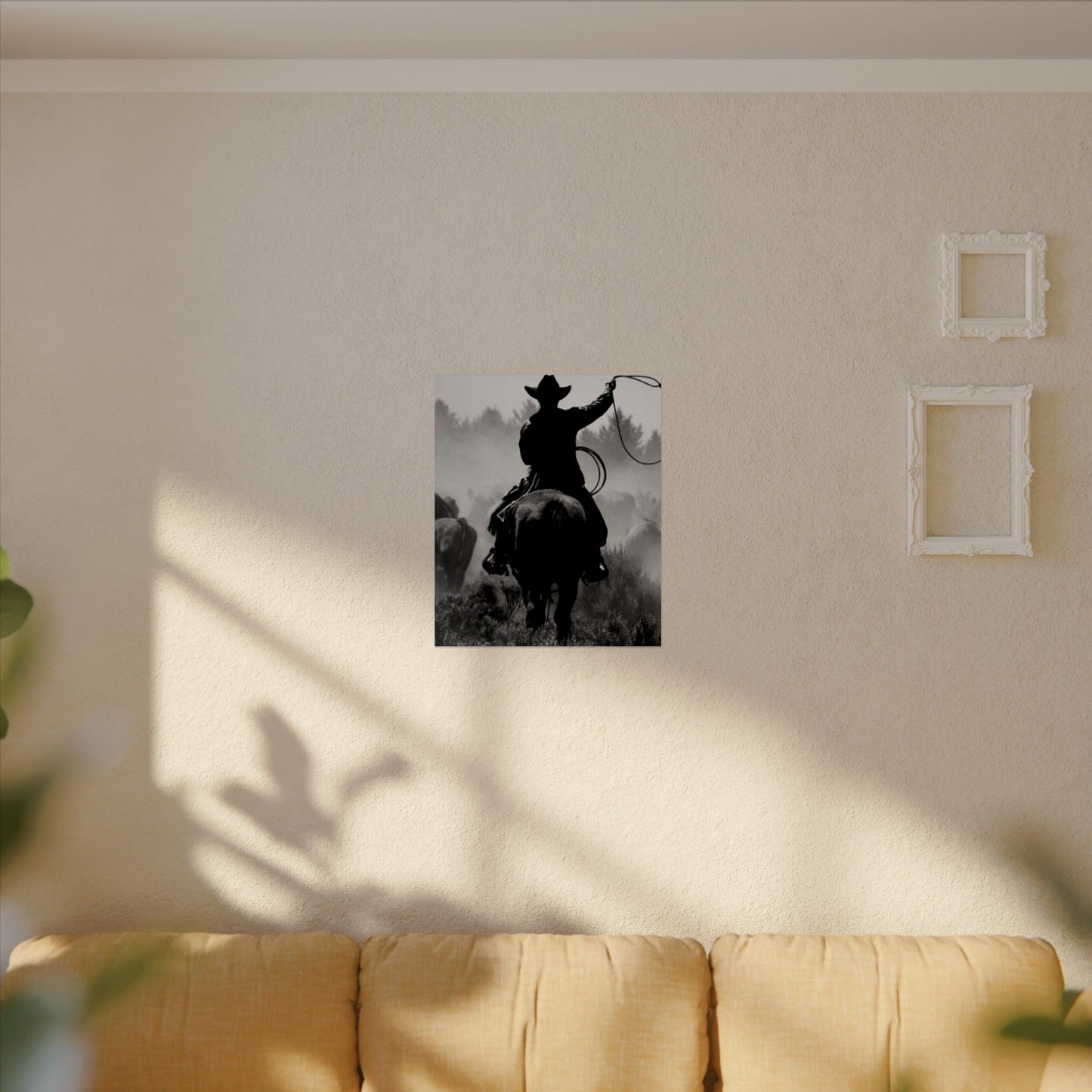 Bones Of The West  – Western Textured Watercolor Matte Posters