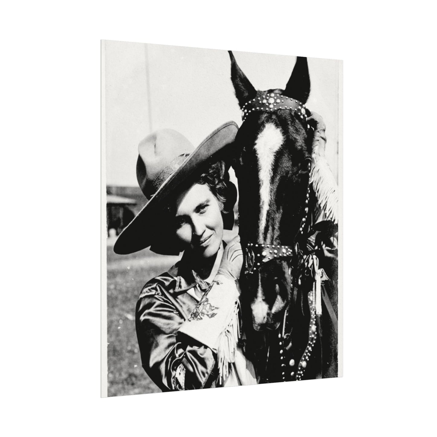 Steadfast Devotion – Western Textured Watercolor Matte Posters