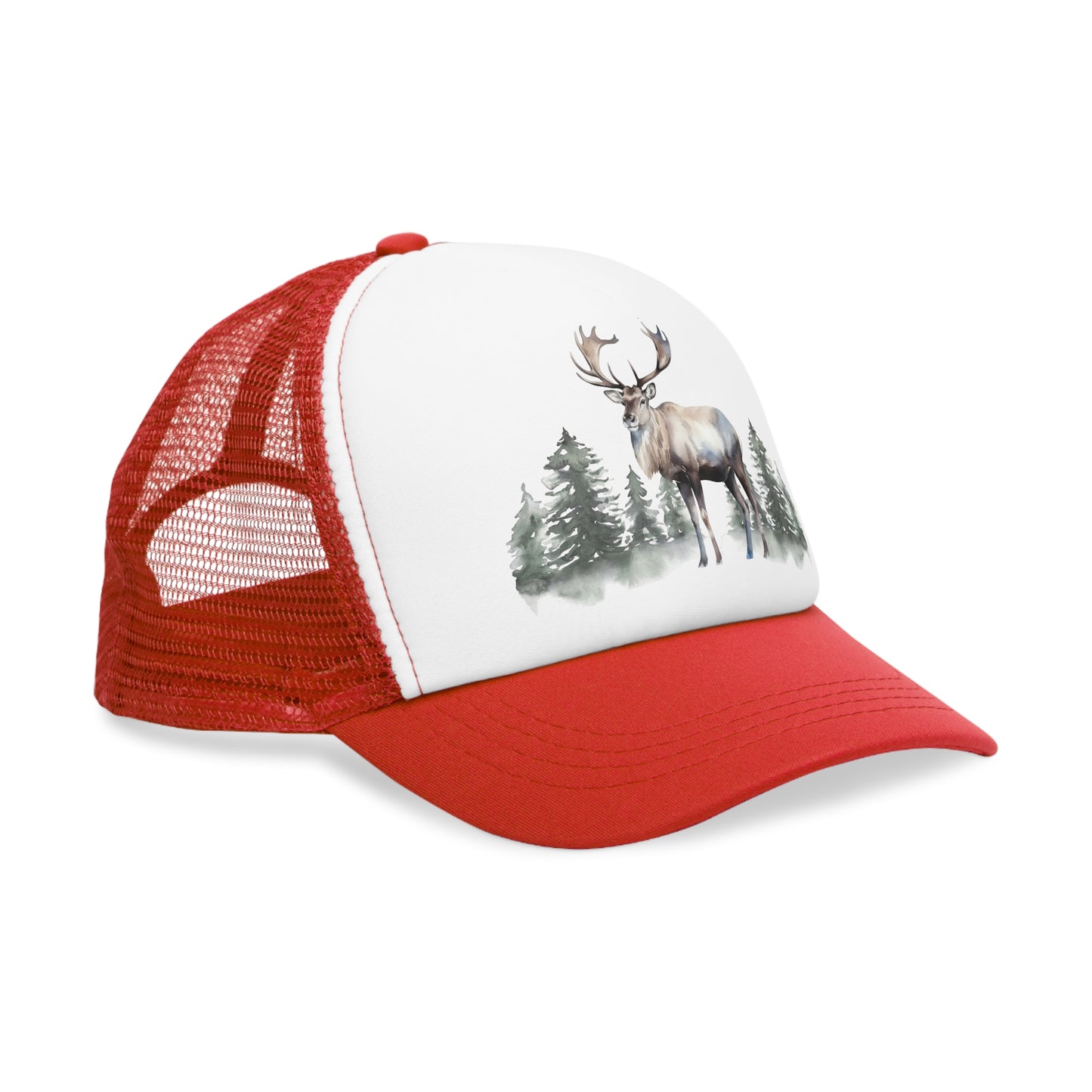 Deer forrest, Retro Trucker Hat, His & Her Gifts , Outdoor Accessory, Beer Lover Gift, Summer BBQ Essential