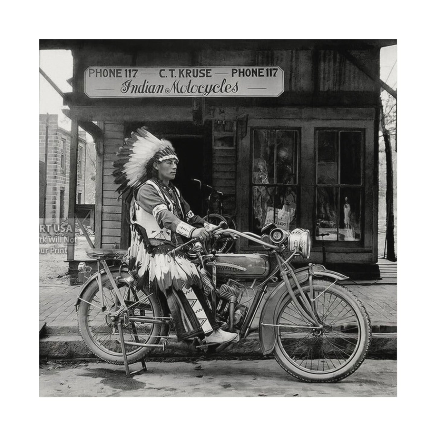 Metal Horse – Western Textured Watercolor Matte Posters