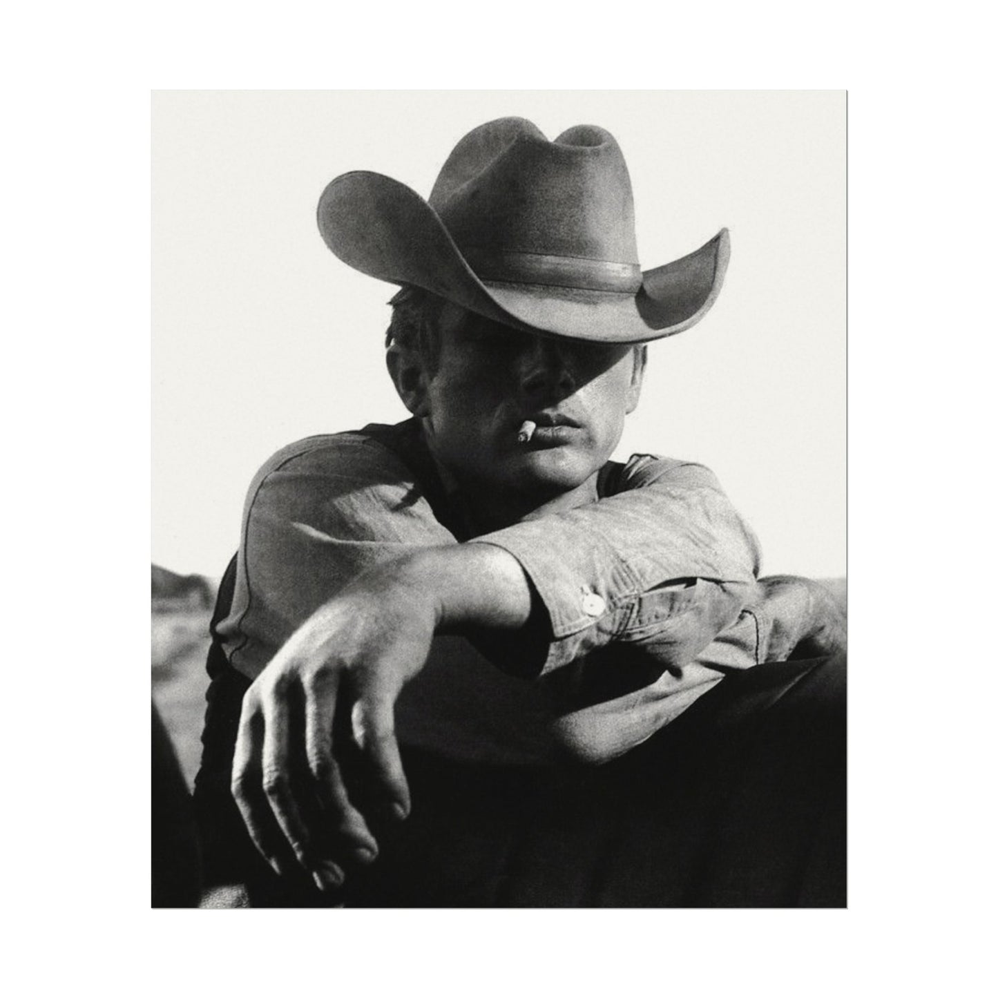 Sage & Smoke – Western Textured Watercolor Matte Posters