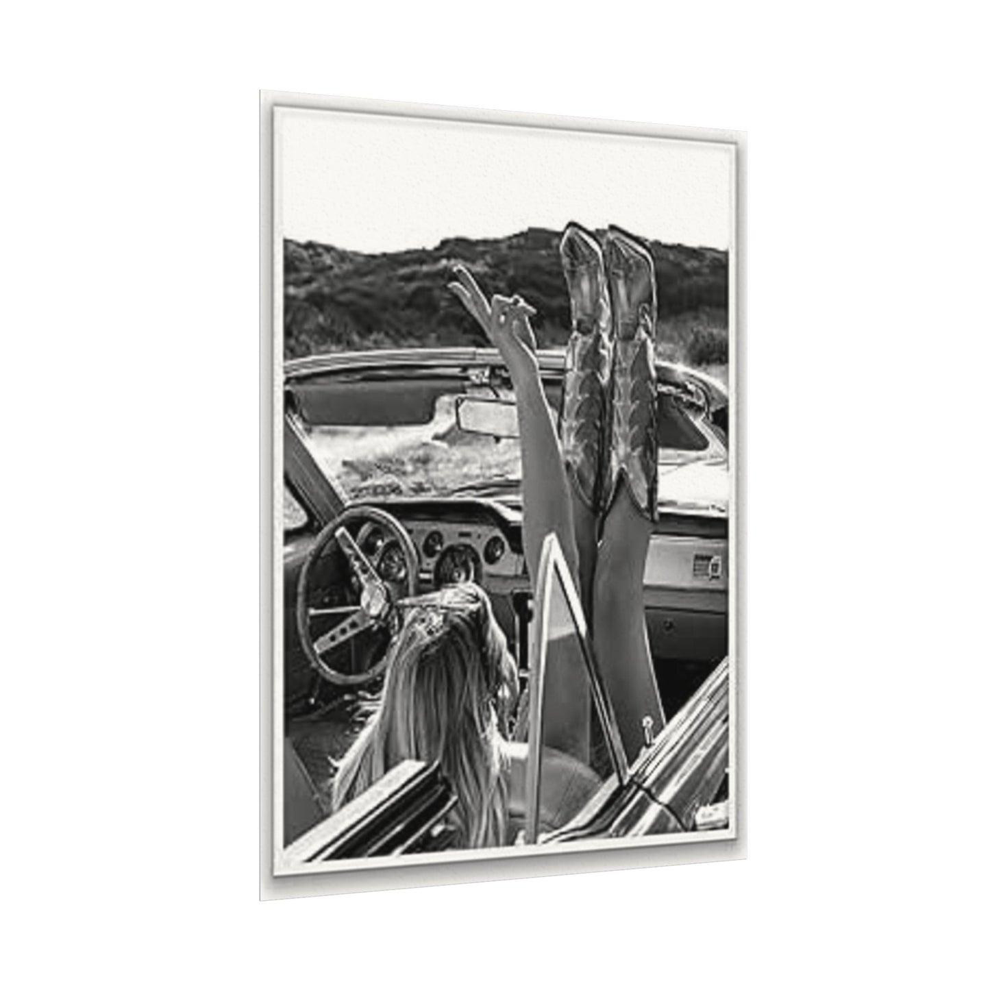 Wild At Heart – Western Textured Watercolor Matte Posters