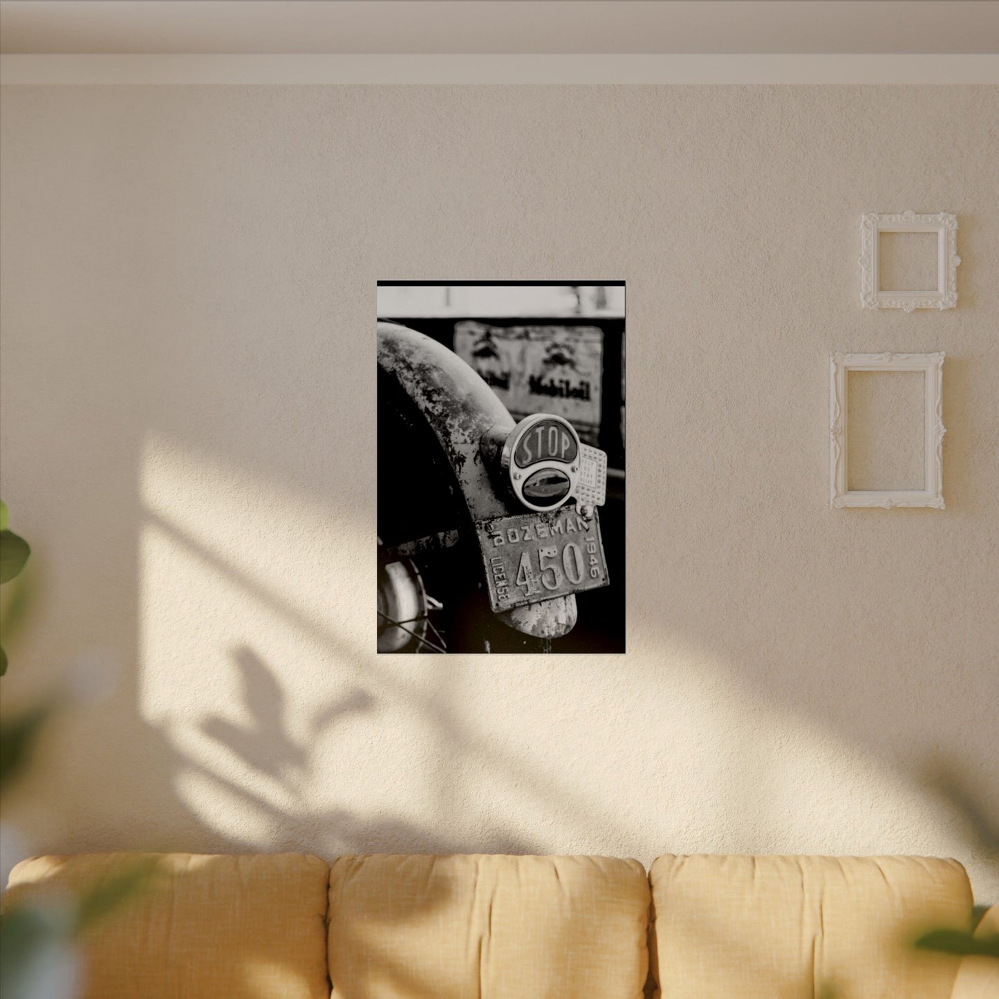 Motor Head Metal – Western Textured Watercolor Matte Posters