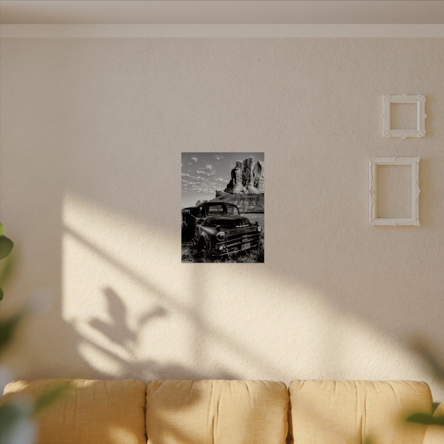 Rust & Wreckage – Western Textured Watercolor Matte Posters