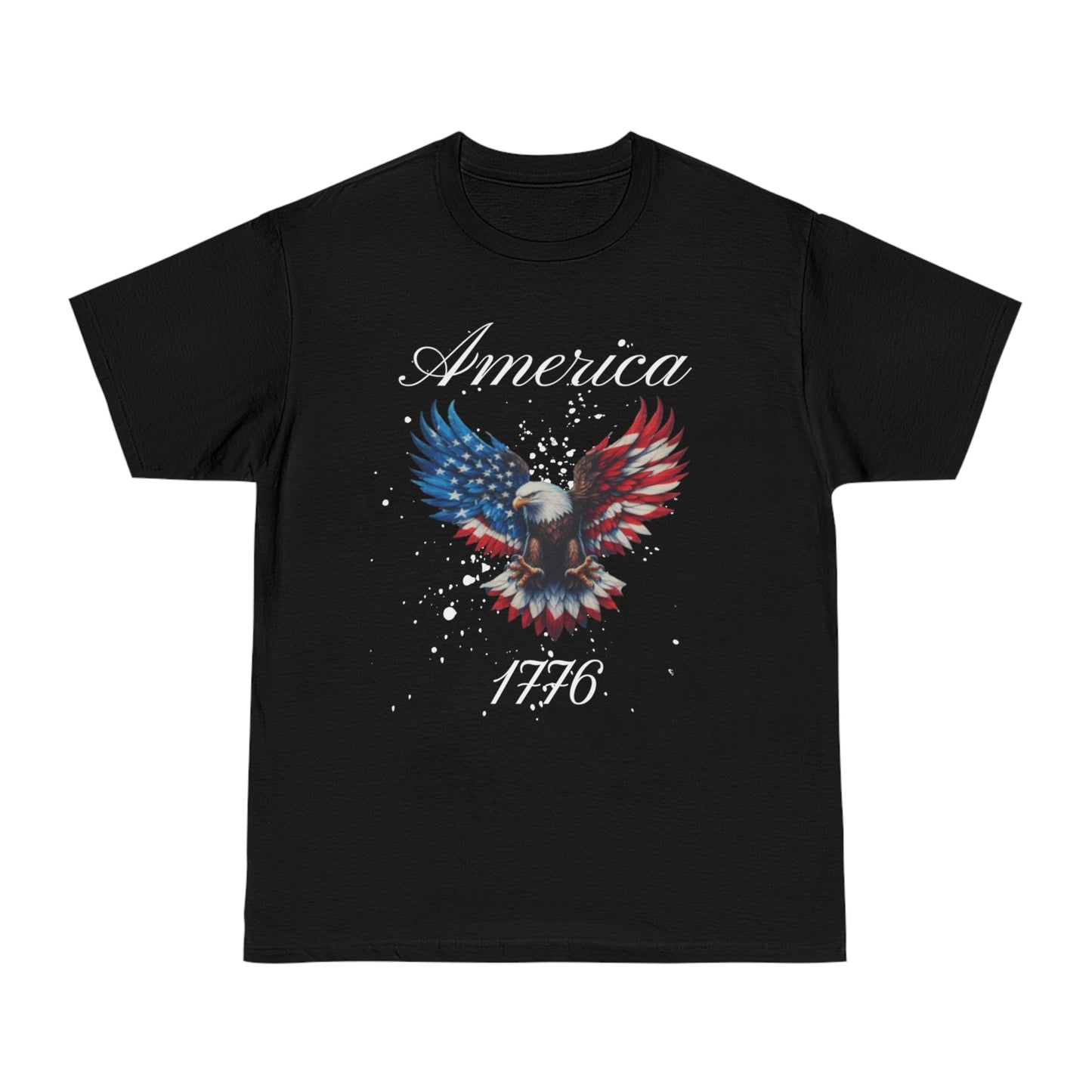Patriotic Eagle T-shirt - Celebrate America 1776, Independence Day, Memorial Day, Veteran's Day, 4th of July, Unisex Tee, Statement Shirt