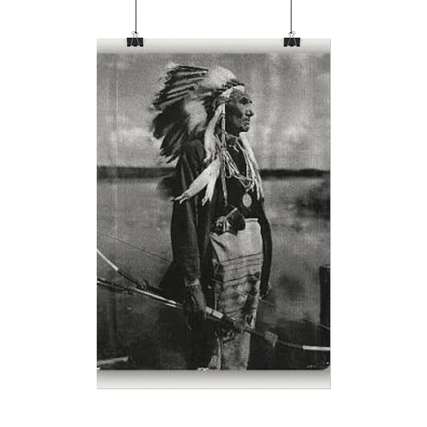 Indigenous Wetlands – Western Textured Watercolor Matte Posters