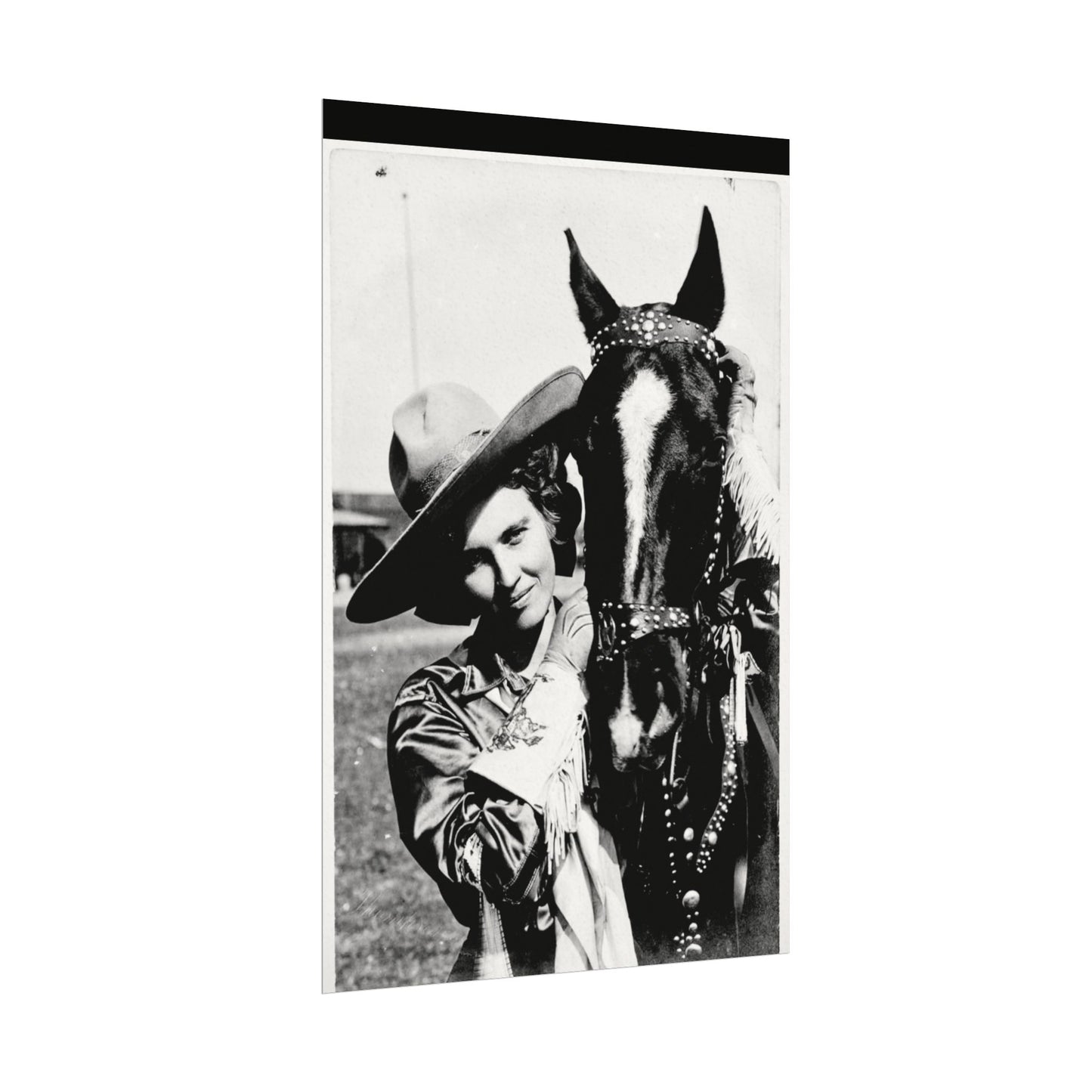 Steadfast Devotion – Western Textured Watercolor Matte Posters