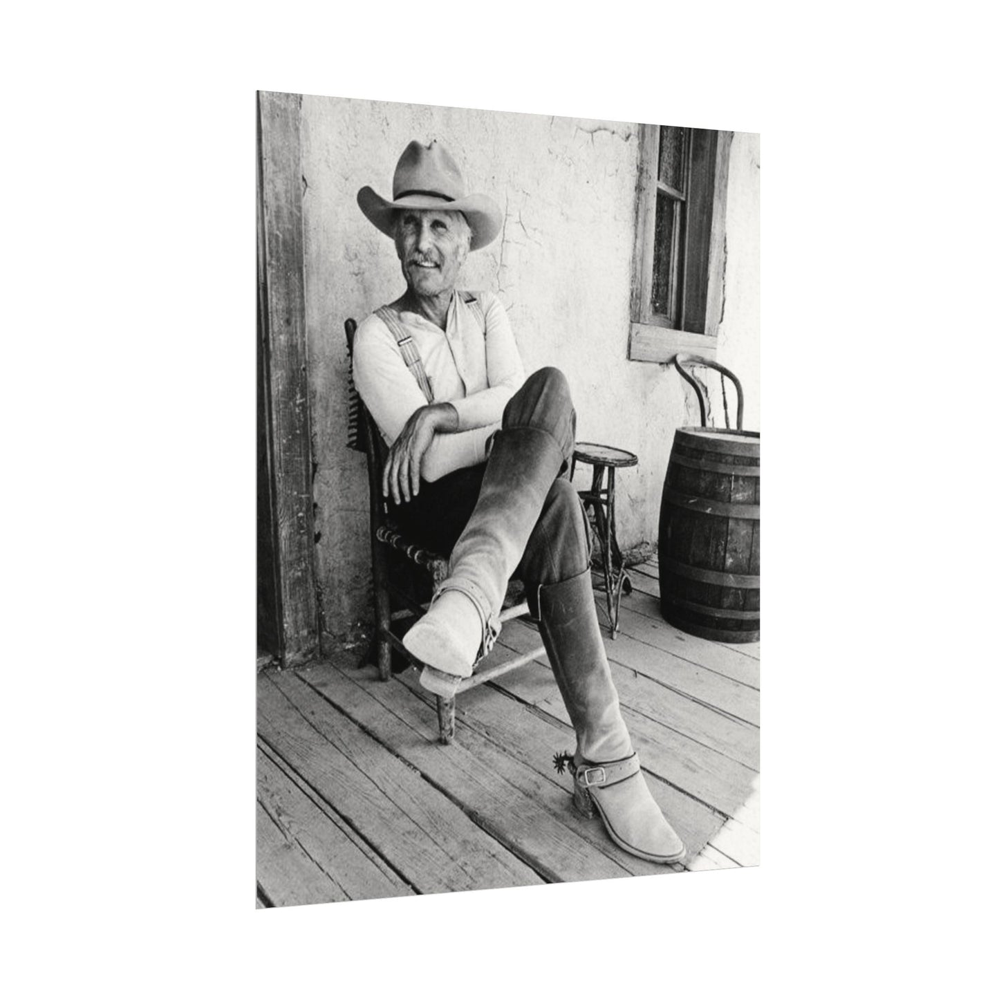 The Lonesome Dove – Western Textured Watercolor Matte Posters