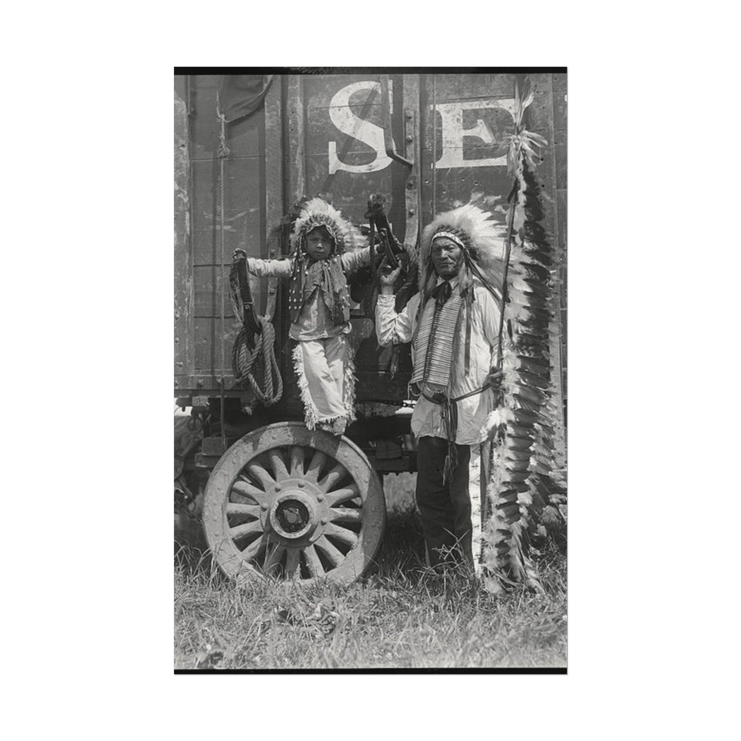 Small Hamds Big Spirit – Western Textured Watercolor Matte Posters