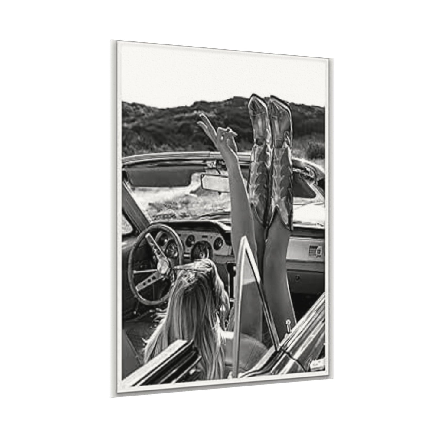 Wild At Heart – Western Textured Watercolor Matte Posters