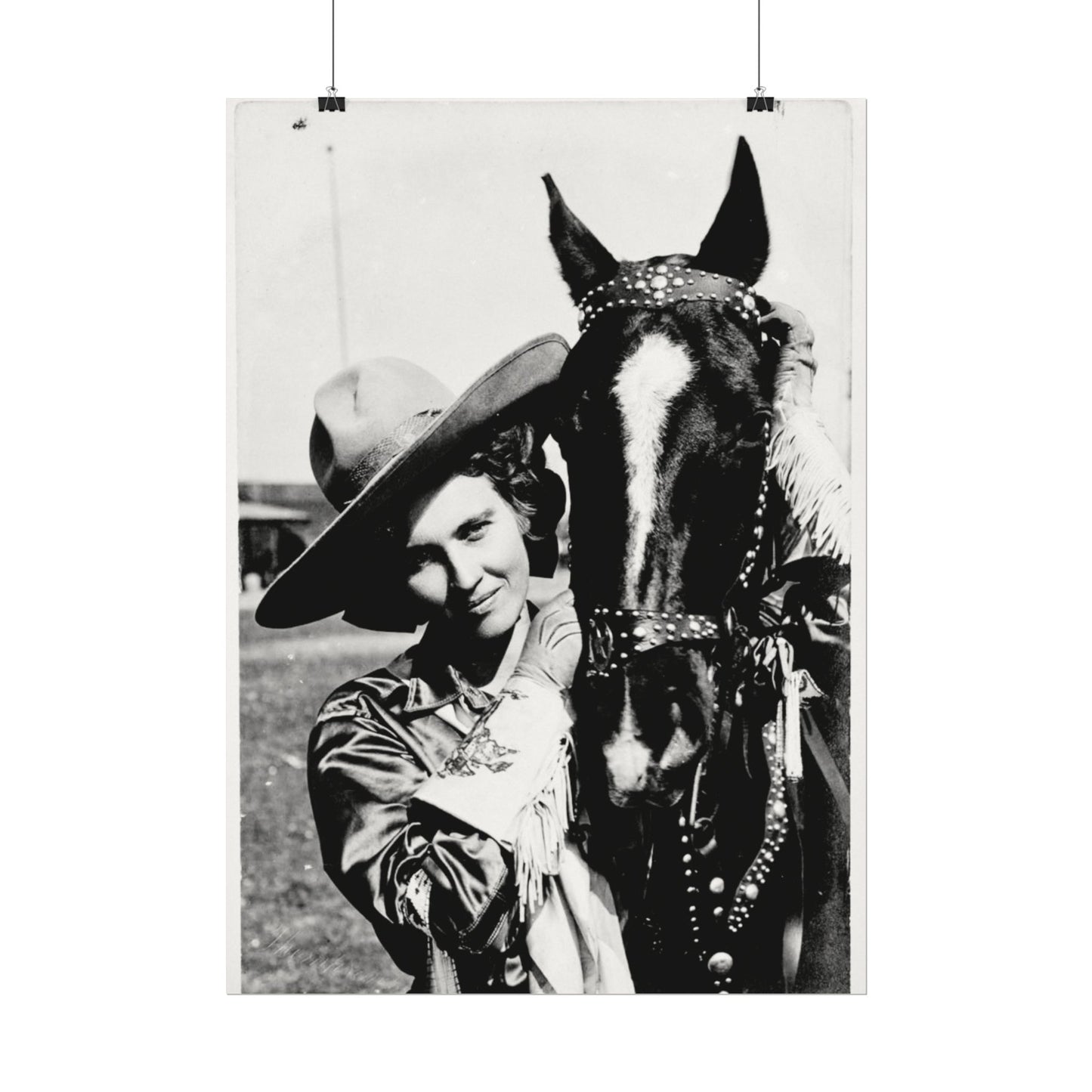 Steadfast Devotion – Western Textured Watercolor Matte Posters