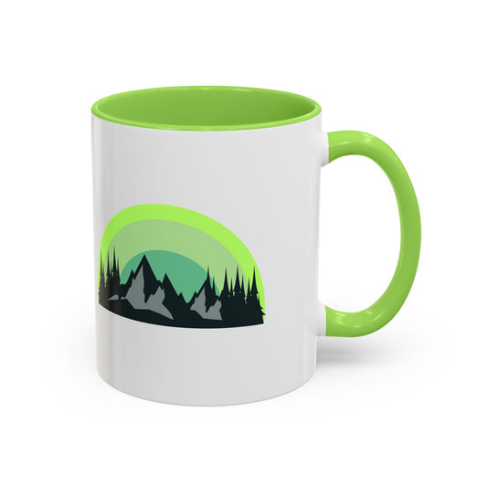 Nature-Inspired Colorful Mug | Perfect Gift for Outdoors Lovers, Campers, Coffee Lovers, Unique Housewarming Gift, 11oz 15oz