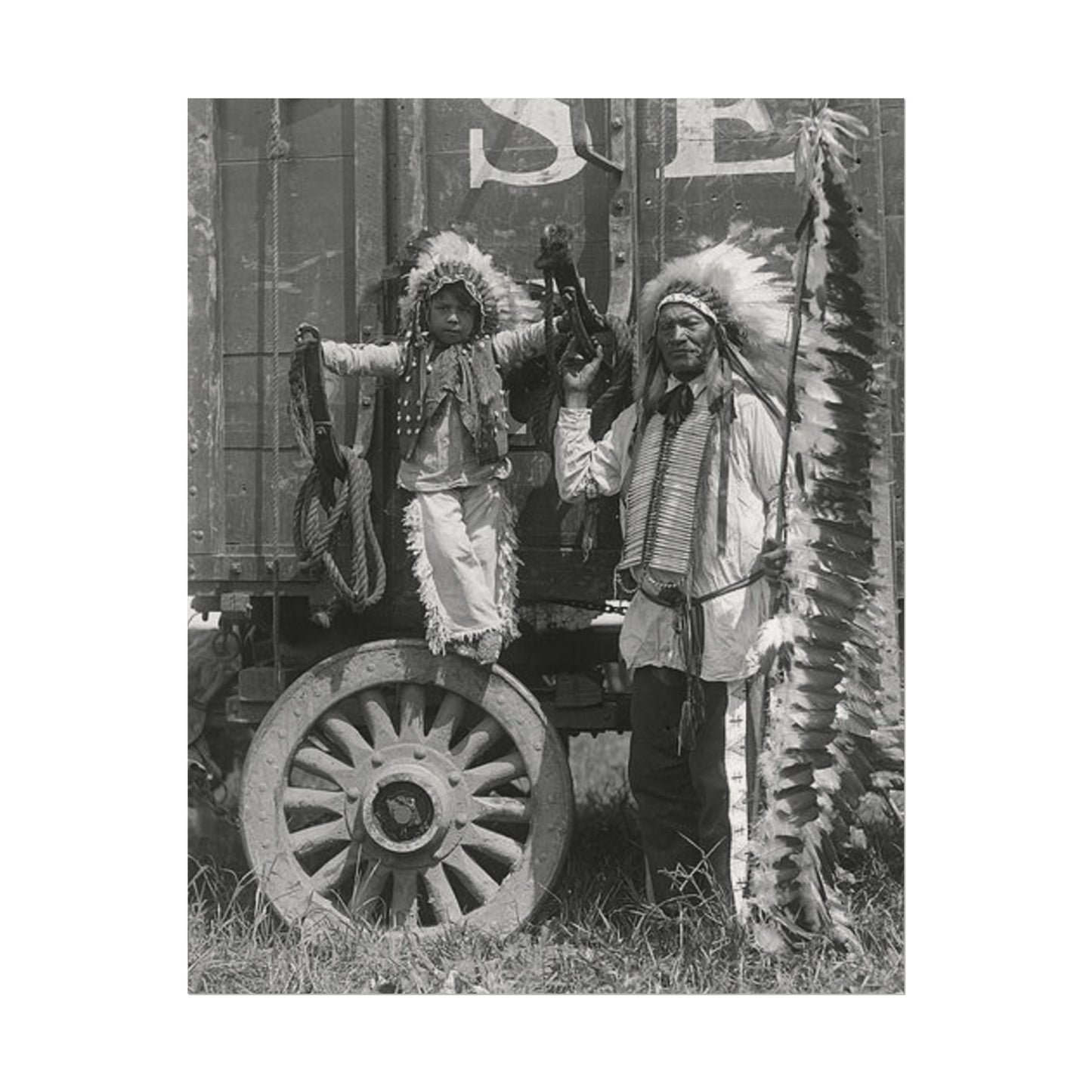 Small Hamds Big Spirit – Western Textured Watercolor Matte Posters