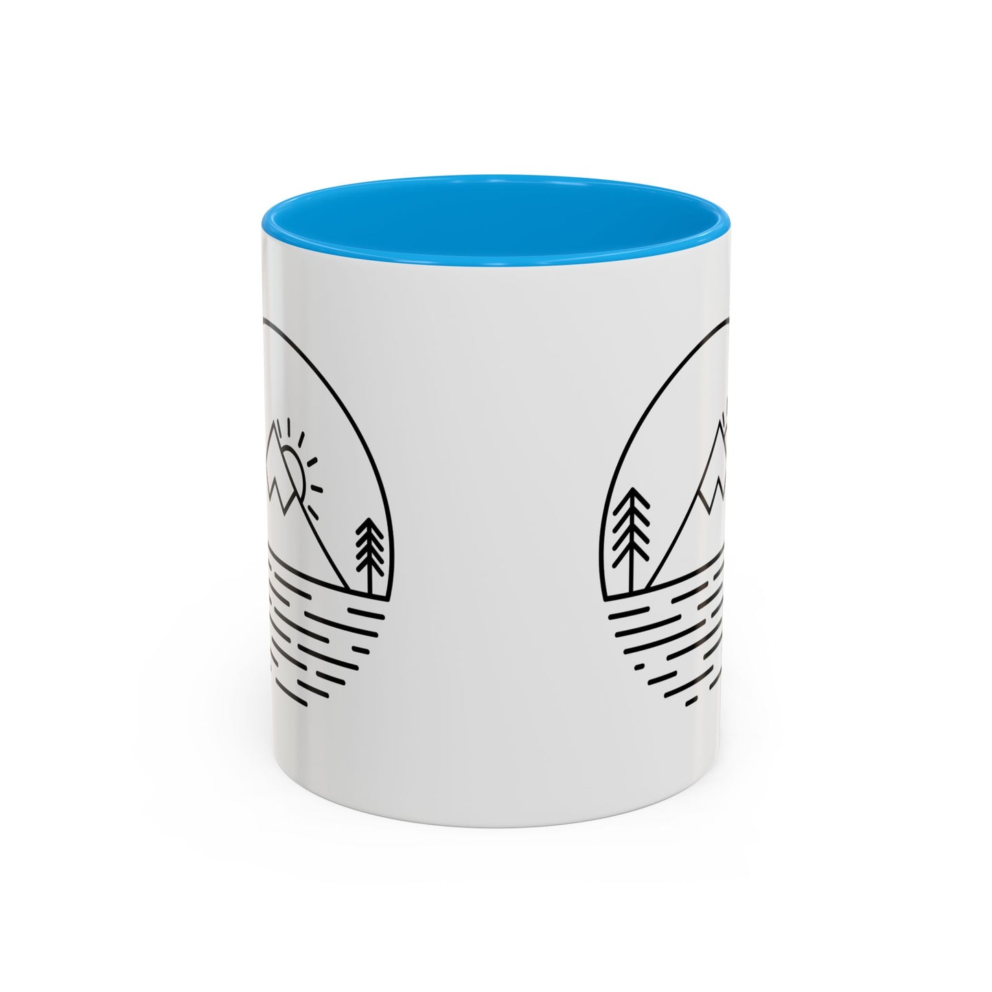 Nature-Inspired Colorful Mug, Perfect Gift for Nature Lovers, Coffee Mug for Outdoor Enthusiasts, Travel Souvenir, Adventure Coffee Cup