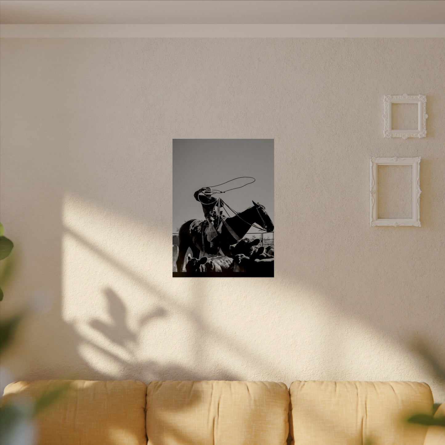 Cowboy Up – Western Textured Watercolor Matte Posters