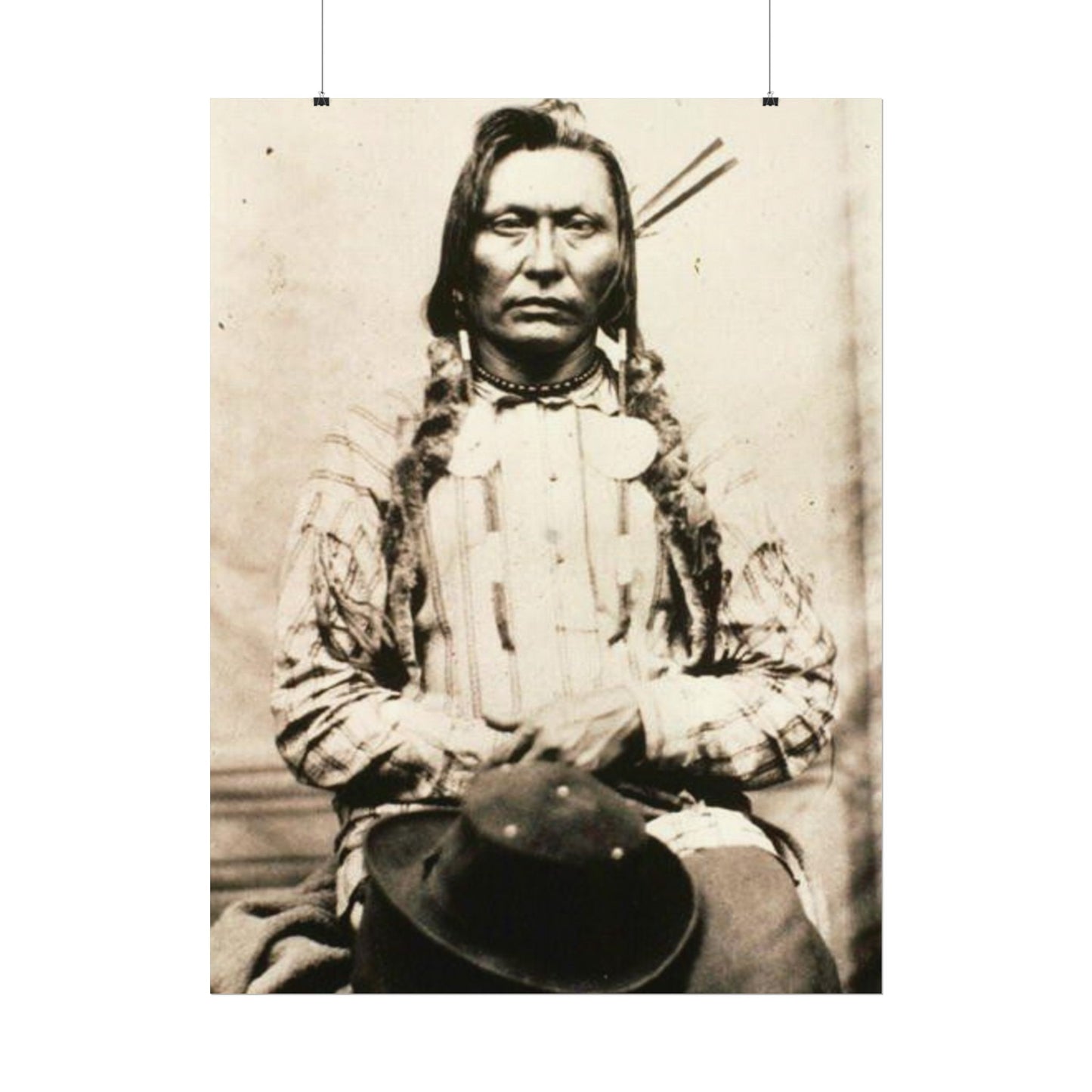 Shadow Warrior – Western Textured Watercolor Matte Posters