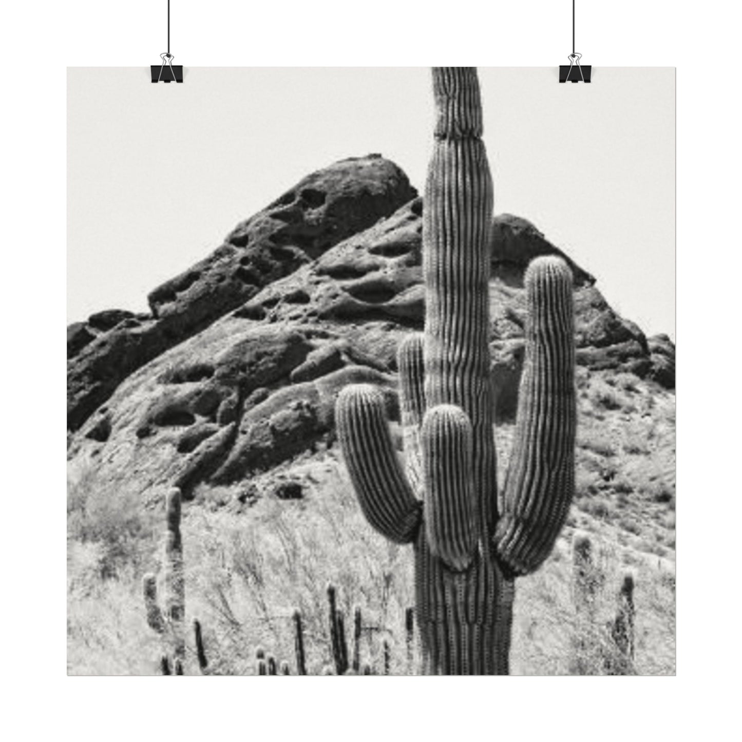 Reach For The Sky – Western Textured Watercolor Matte Posters