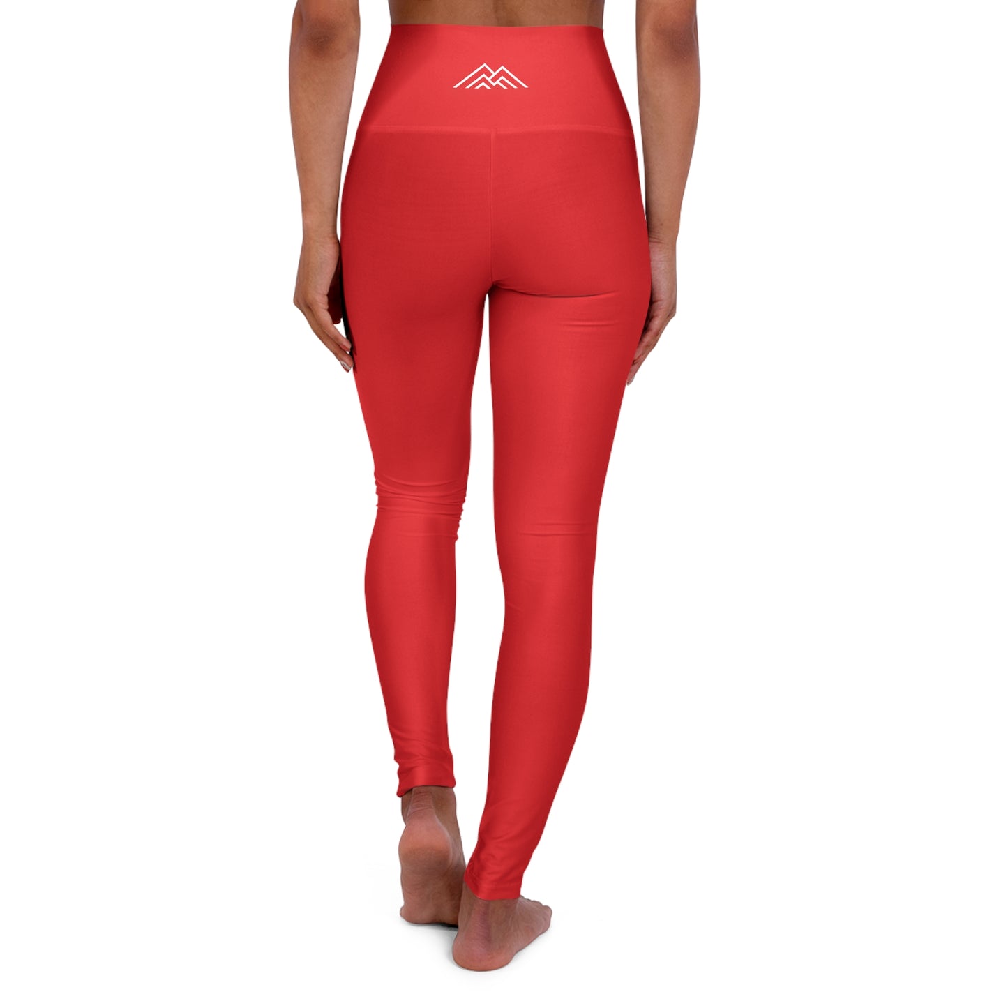 Red Adventure Awaits High Waisted Yoga Leggings - Purple, Comfortable Activewear, Fitness Pants, Ideal for Gym, Yoga, and Weekend Brunch