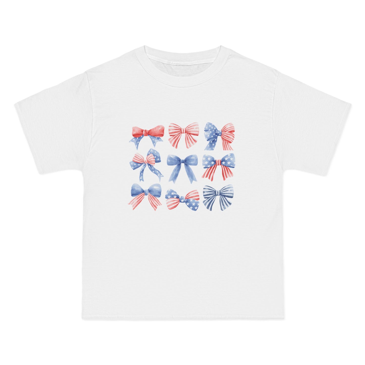 American Flag Coquette Bow T-Shirt | America 1776 Design, Fourth of July Shirt, Independence Day Tee, Memorial Day Top, Gift for Veterans