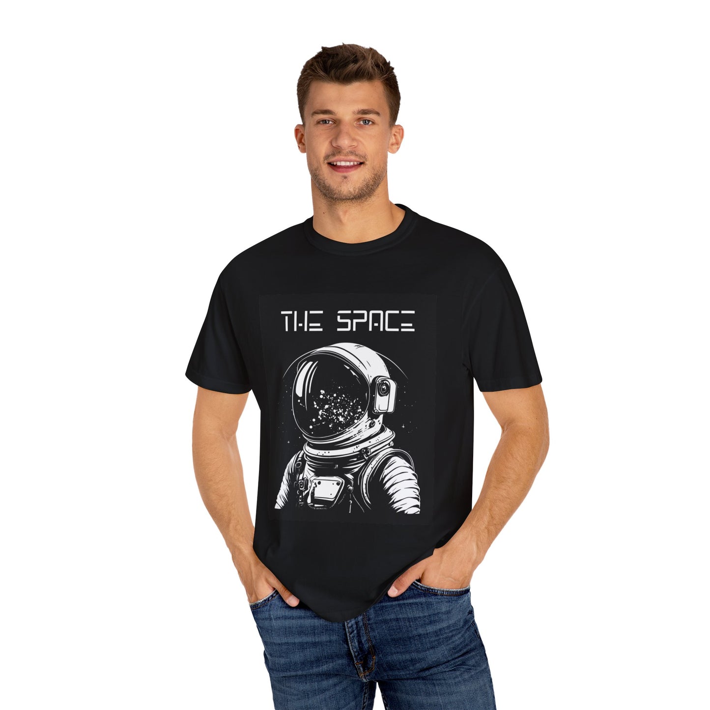 Astronaut Graphic T-Shirt, Space Lover Tee, Unisex Casual Wear, Gift for Astronomy Enthusiasts, Cool Space Art Shirt