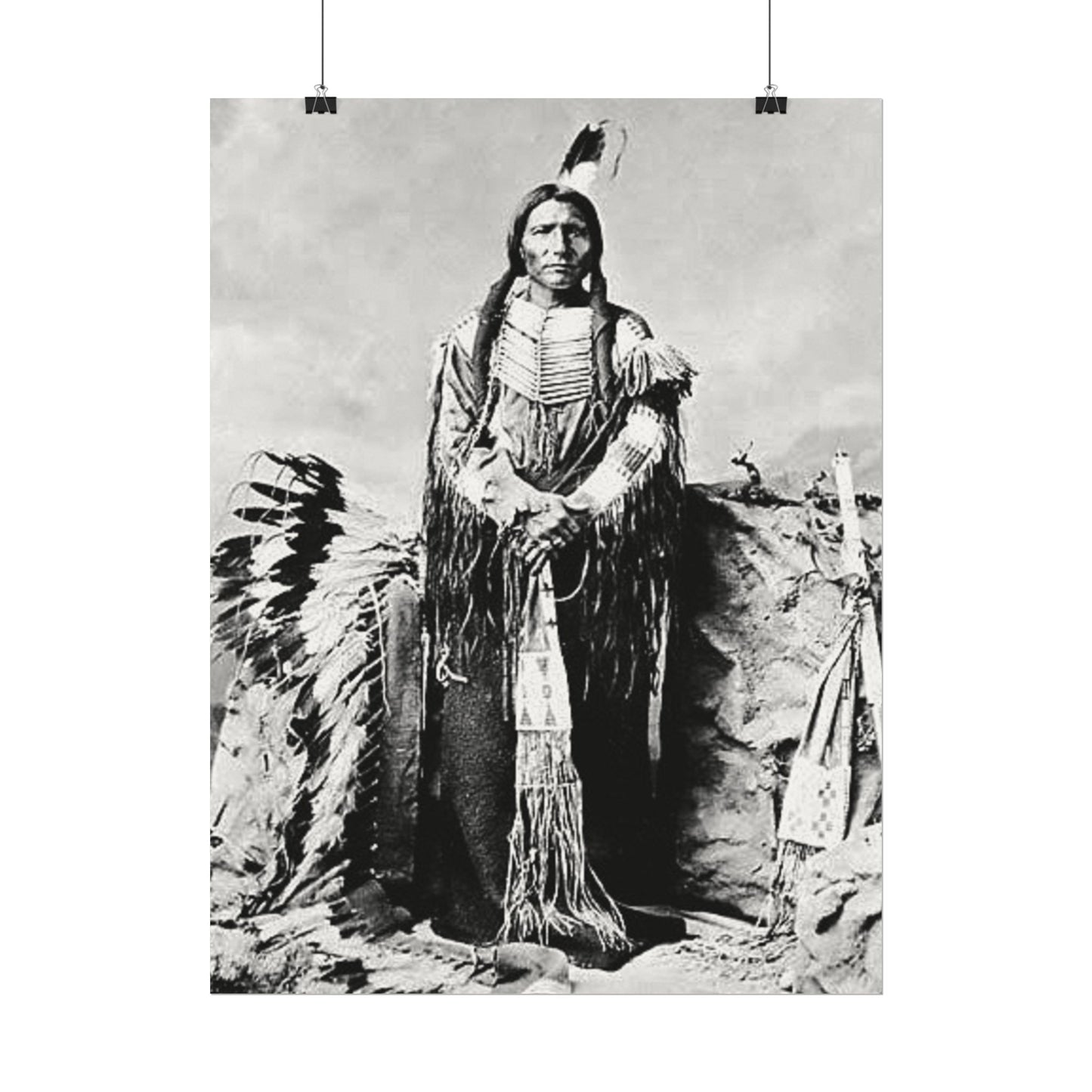 Enduring Spirit– Western Textured Watercolor Matte Posters