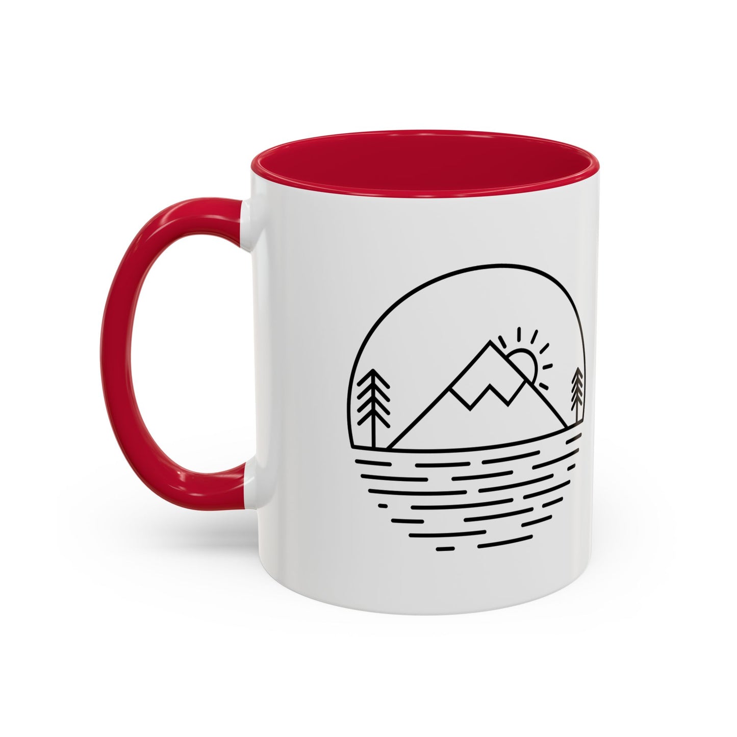 Nature-Inspired Colorful Mug, Perfect Gift for Nature Lovers, Coffee Mug for Outdoor Enthusiasts, Travel Souvenir, Adventure Coffee Cup