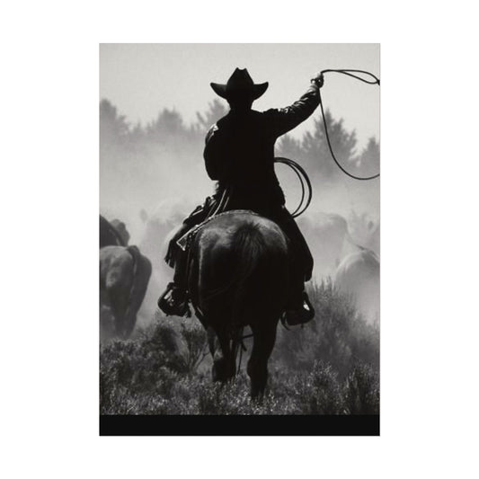 Bones Of The West  – Western Textured Watercolor Matte Posters