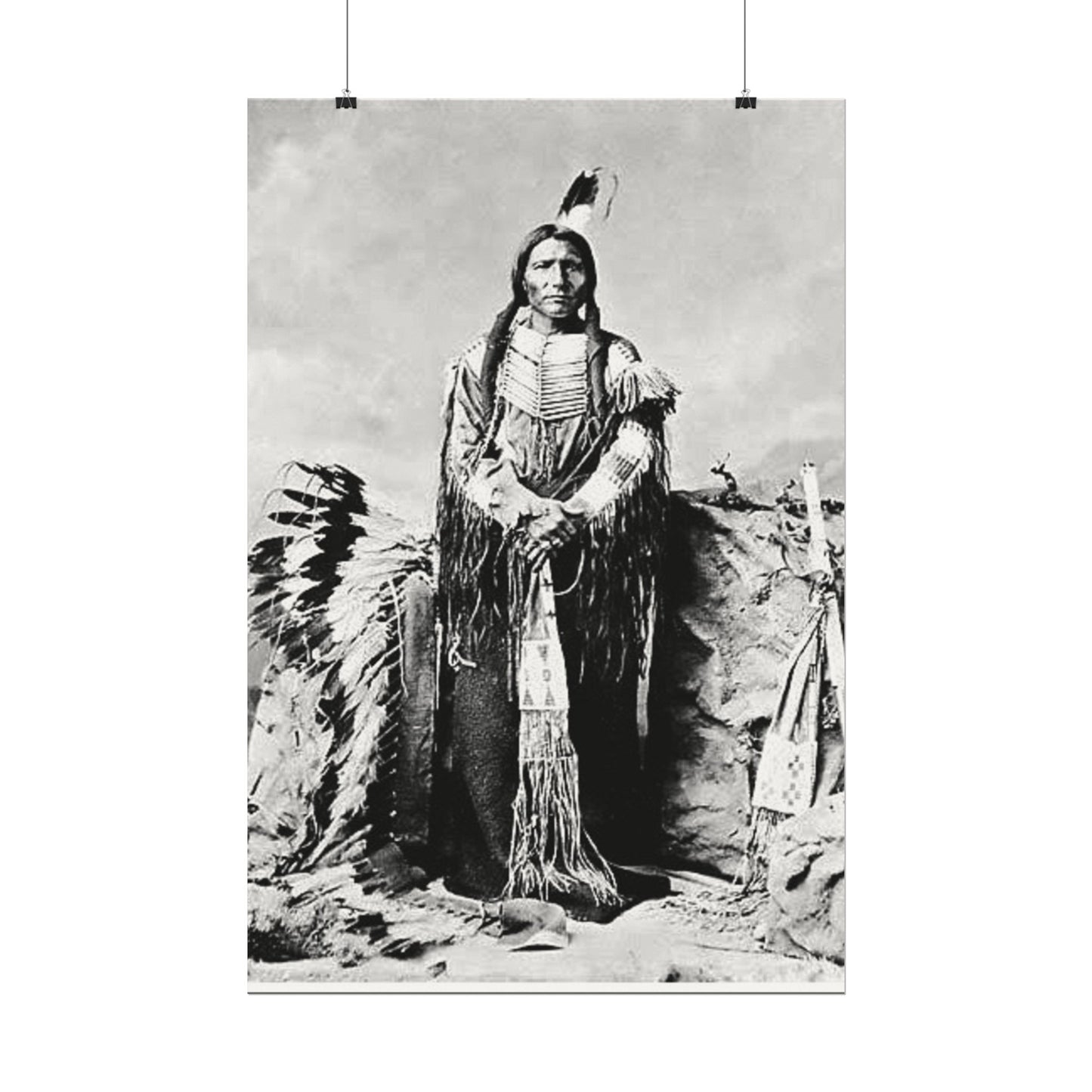 Enduring Spirit– Western Textured Watercolor Matte Posters