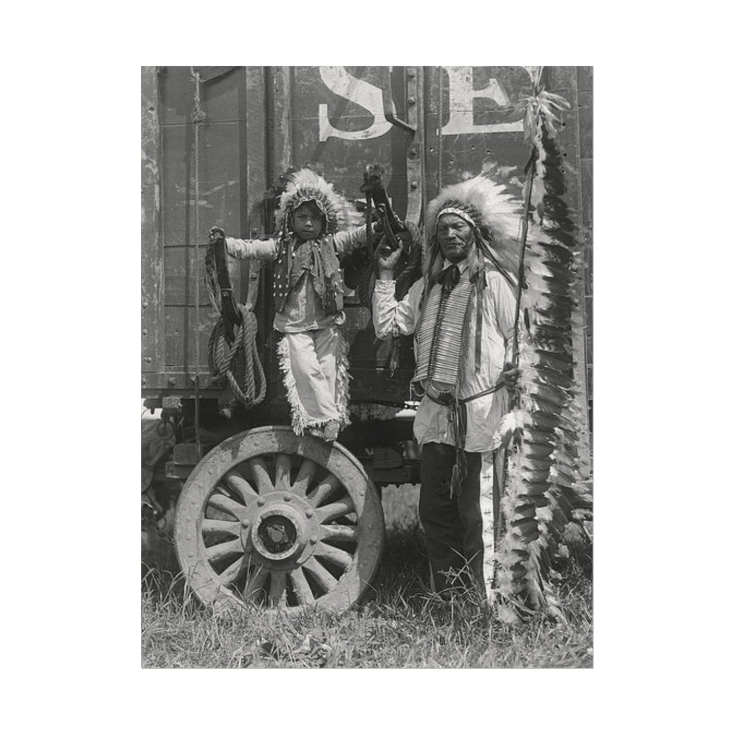 Small Hamds Big Spirit – Western Textured Watercolor Matte Posters