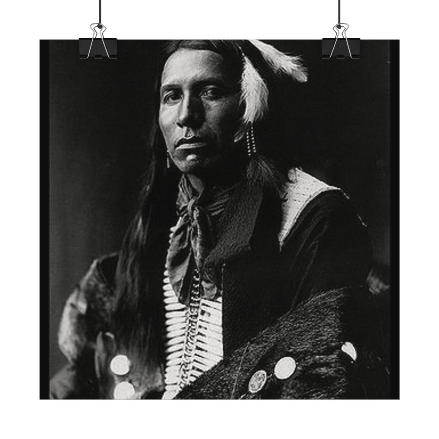 Warrior Bloodlines– Western Textured Watercolor Matte Posters