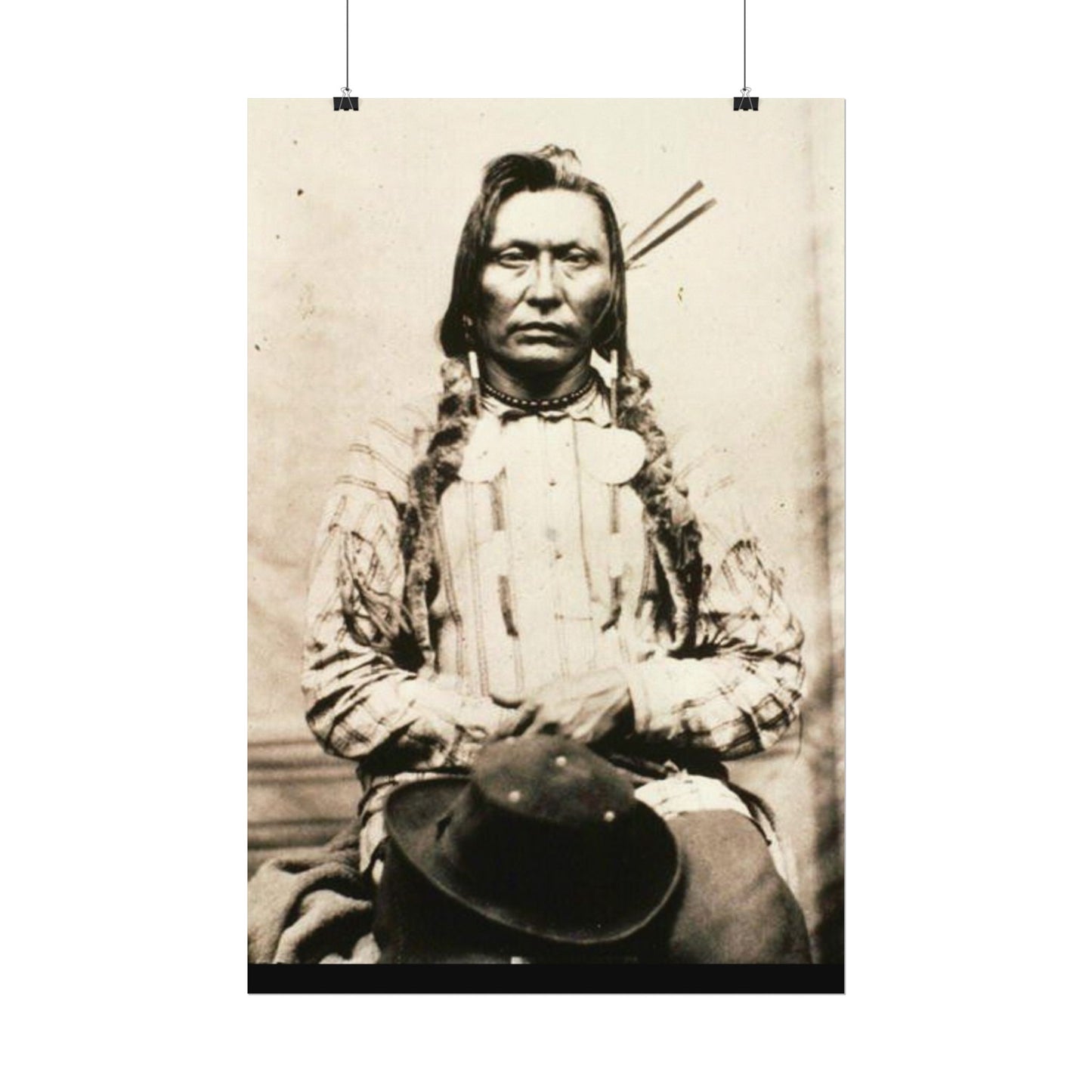 Shadow Warrior – Western Textured Watercolor Matte Posters