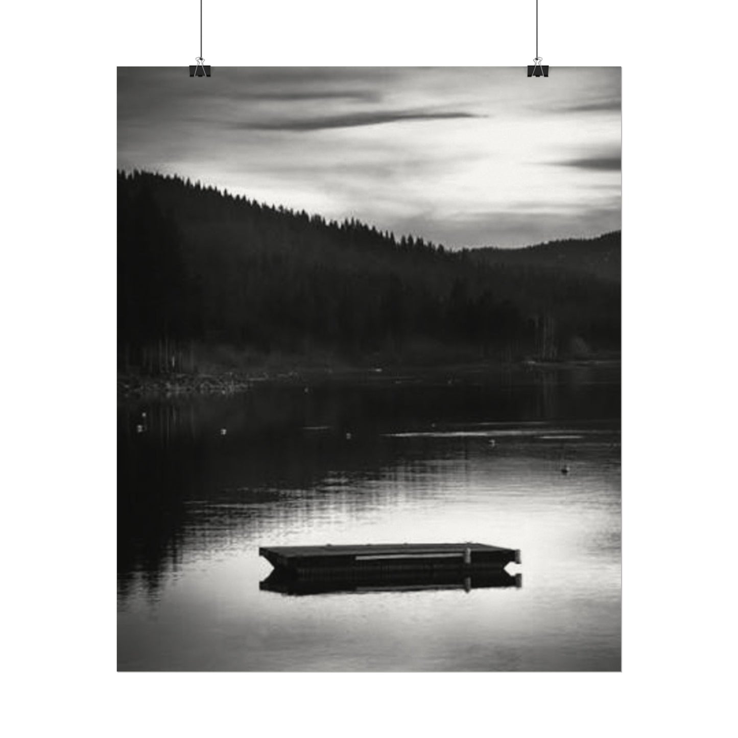 He Leads Me Beside Still Waters – Western Textured Watercolor Matte Posters