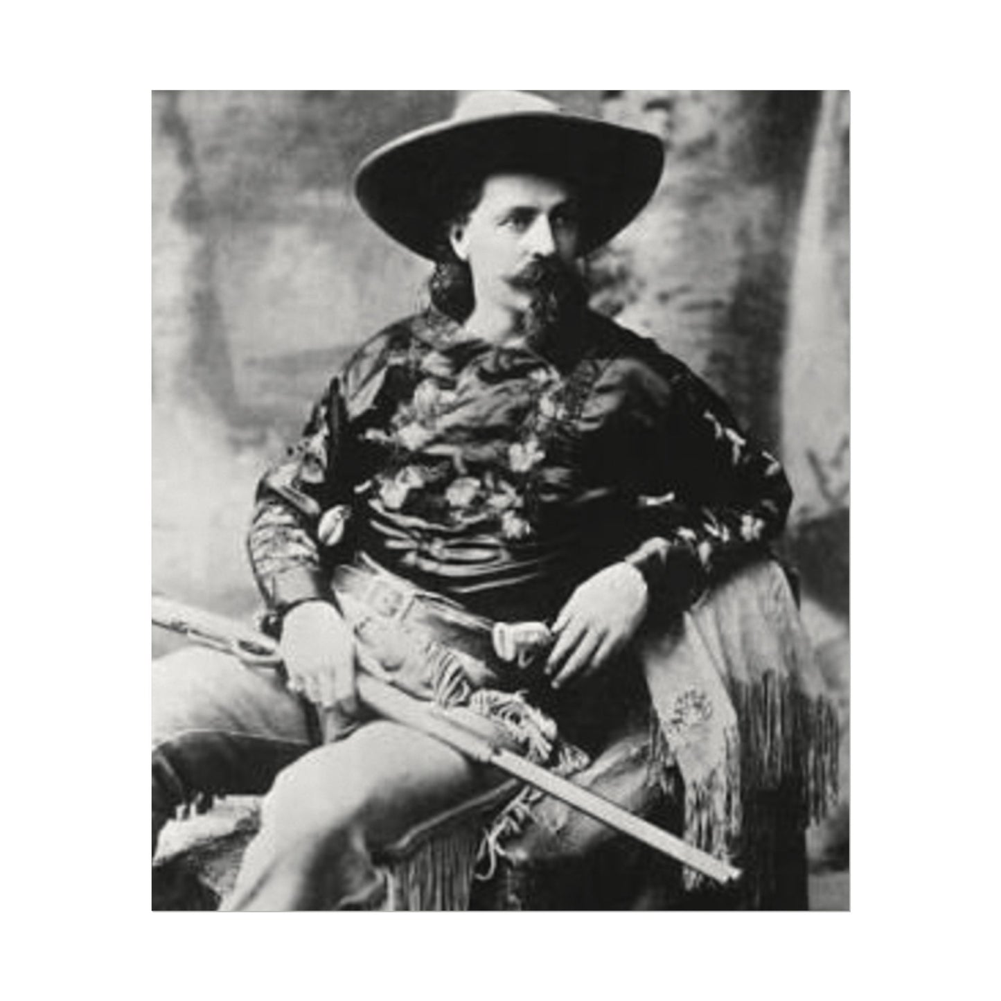 Wild Bill – Western Textured Watercolor Matte Posters